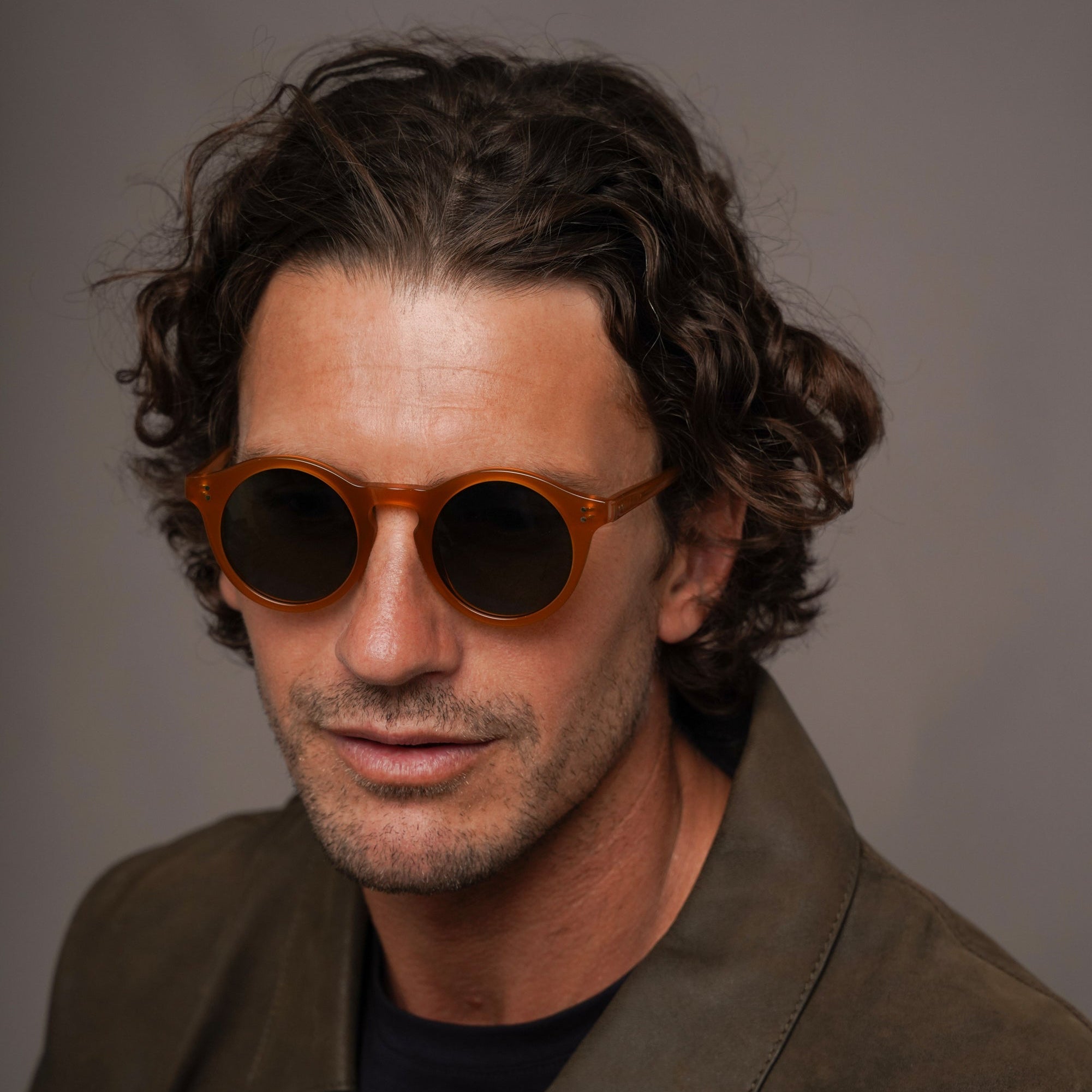 The Spike Amber Sunglasses
