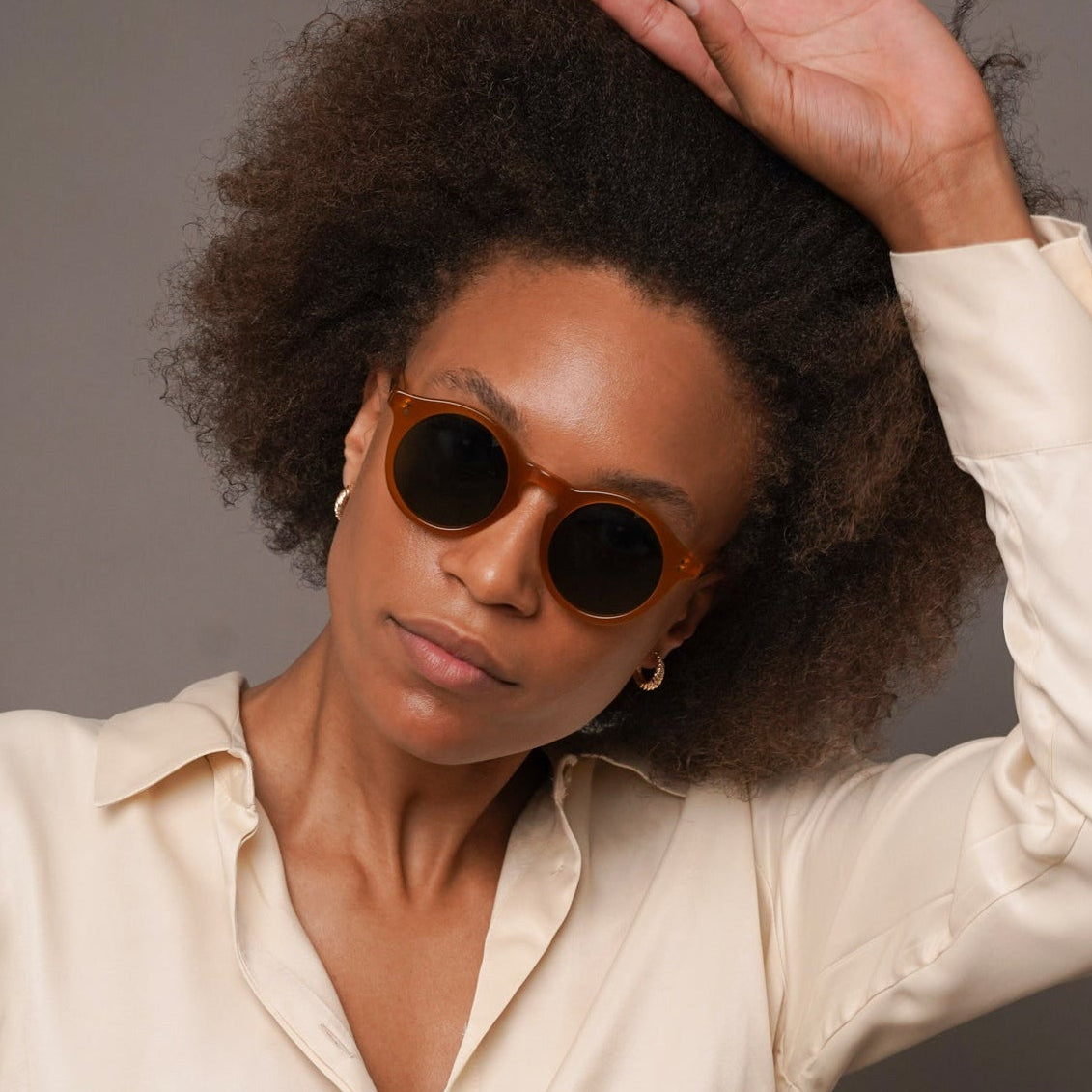 The Spike Amber Sunglasses