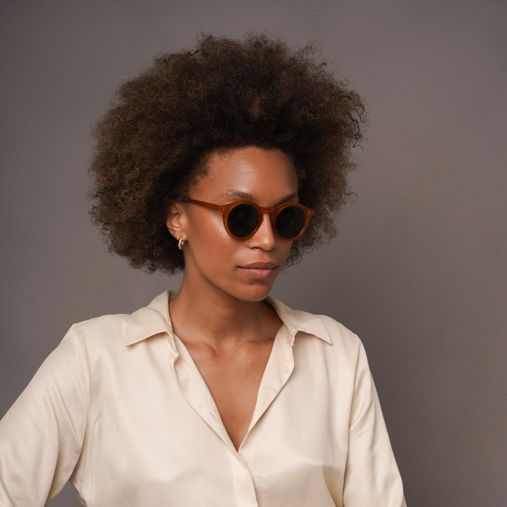 The Spike Amber Sunglasses