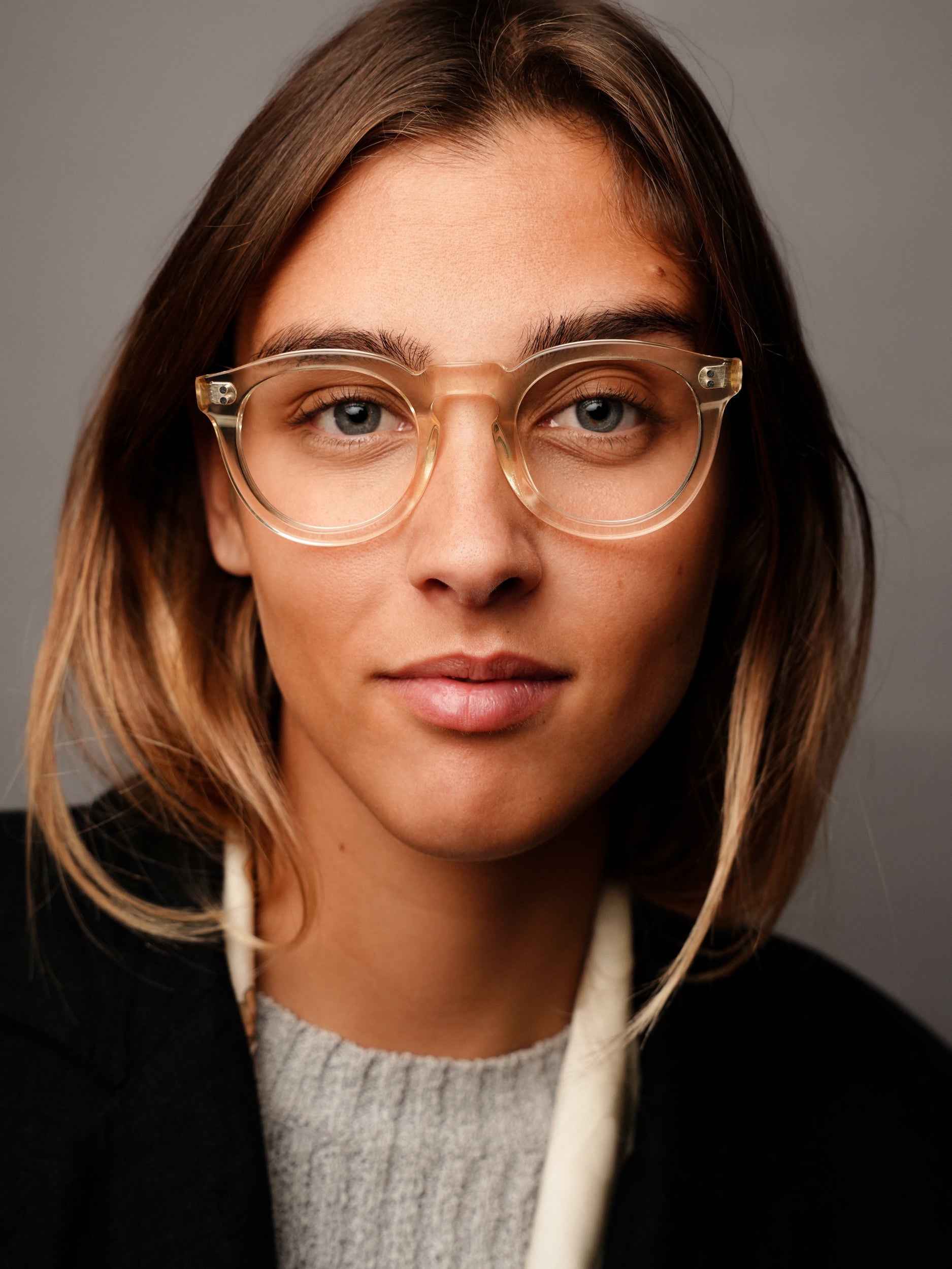The Allen Paradox N1 — eyeglasses, Mazzucchelli 1849 acetate frame, round shape, Paradox N1 pattern.