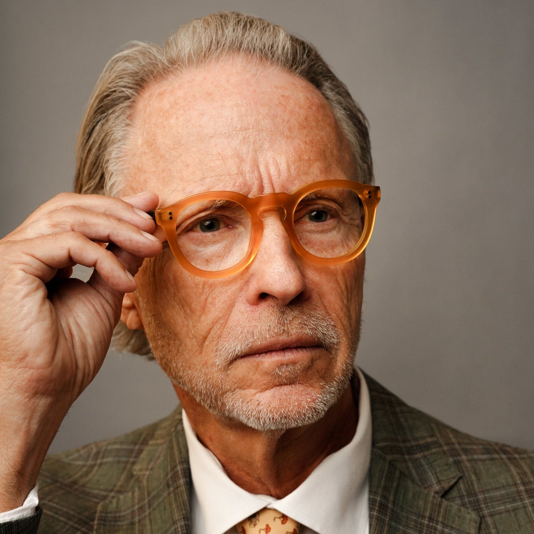 The Allen Paradox N2 — eyeglasses, Mazzucchelli 1849 acetate frame, round shape, Paradox N2 pattern.