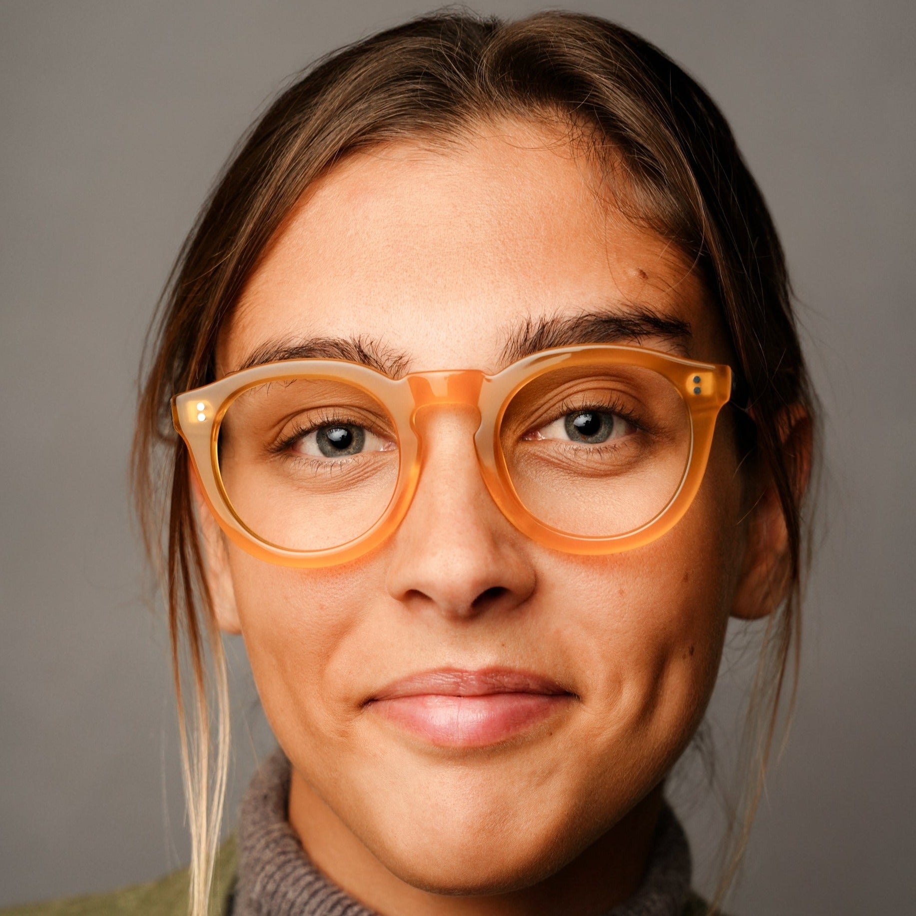 The Allen Paradox N2 — eyeglasses, Mazzucchelli 1849 acetate frame, round shape, Paradox N2 pattern.