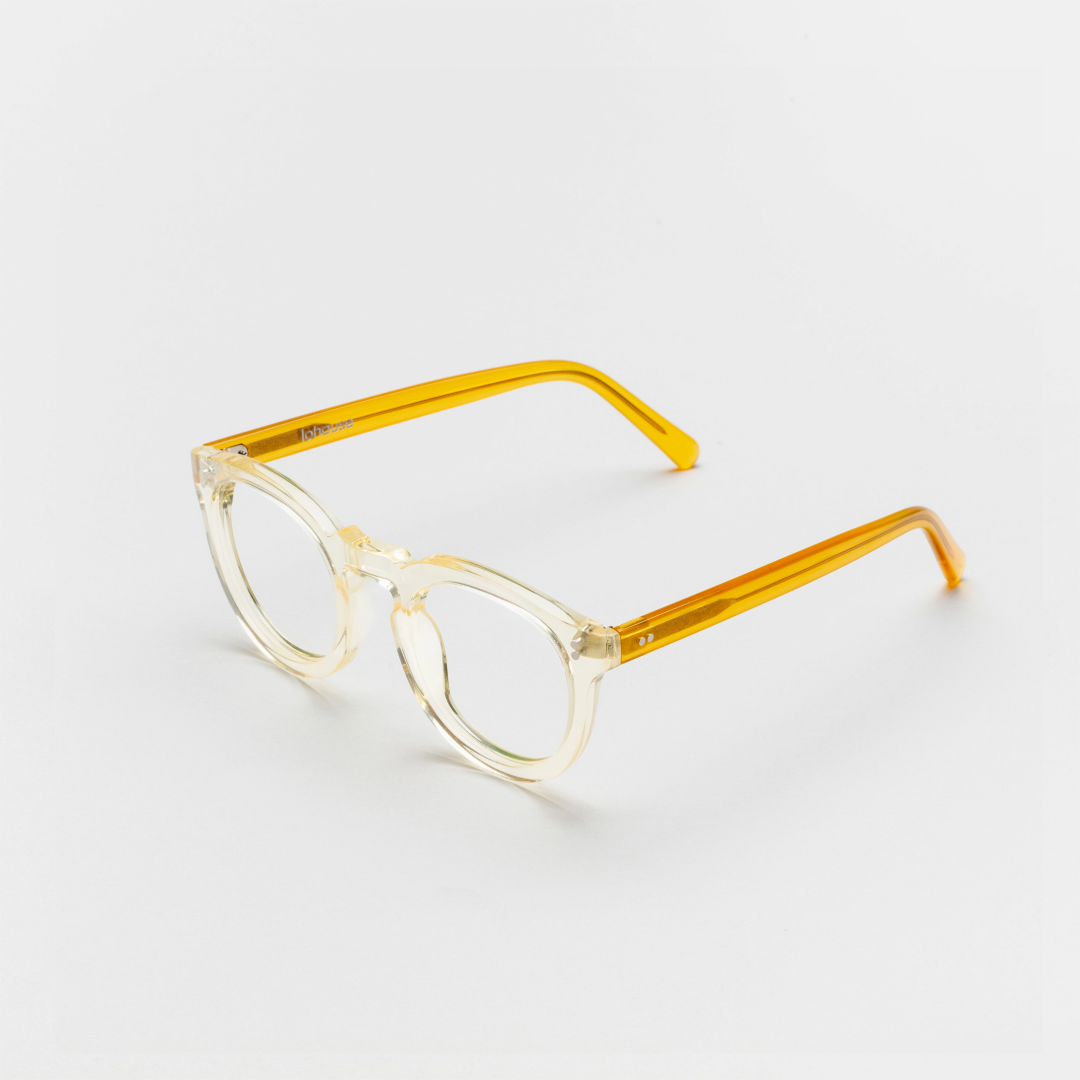 The Allen Paradox N3 — eyeglasses, Mazzucchelli 1849 acetate frame, round shape, Paradox N3 pattern.