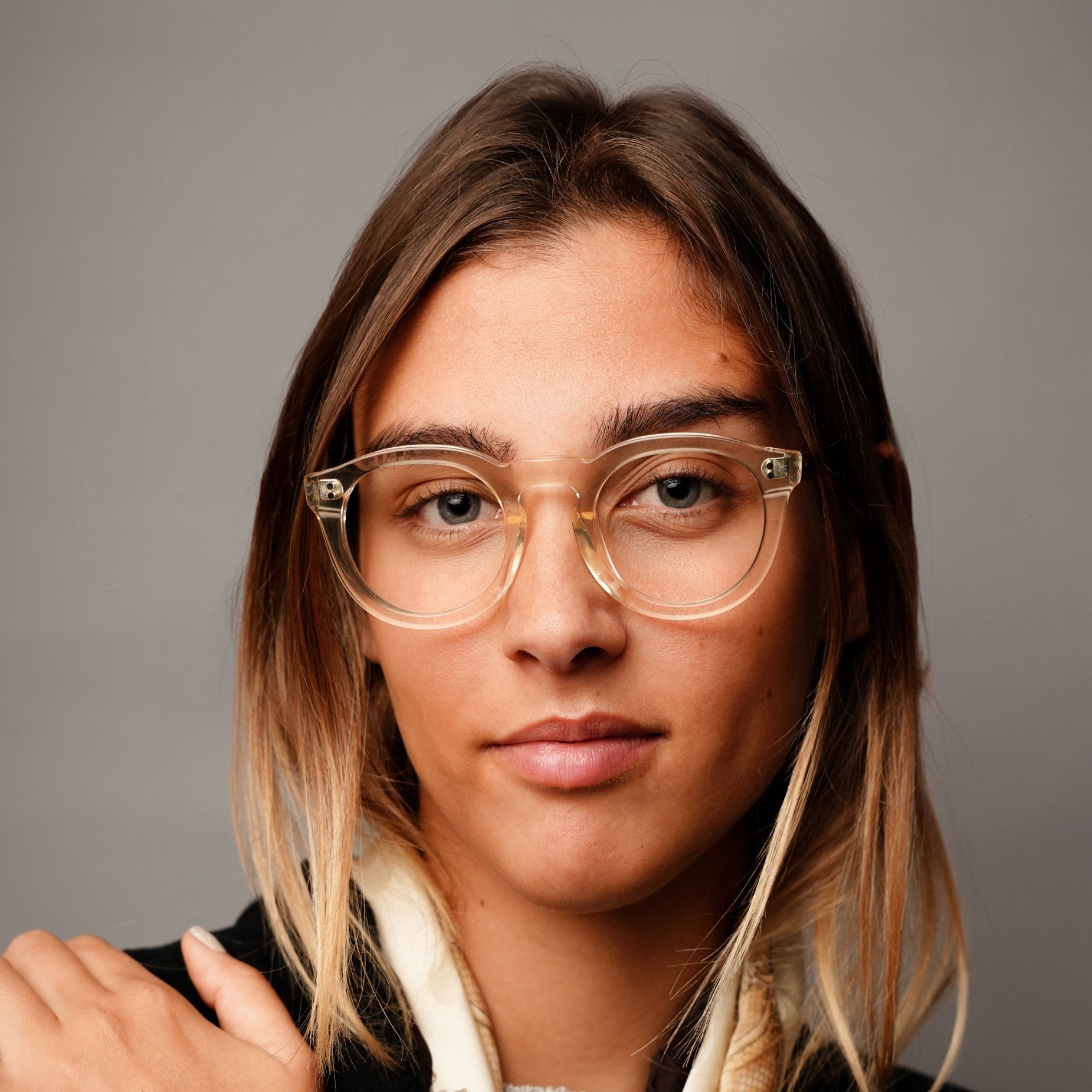 The Allen Paradox N3 — eyeglasses, Mazzucchelli 1849 acetate frame, round shape, Paradox N3 pattern.
