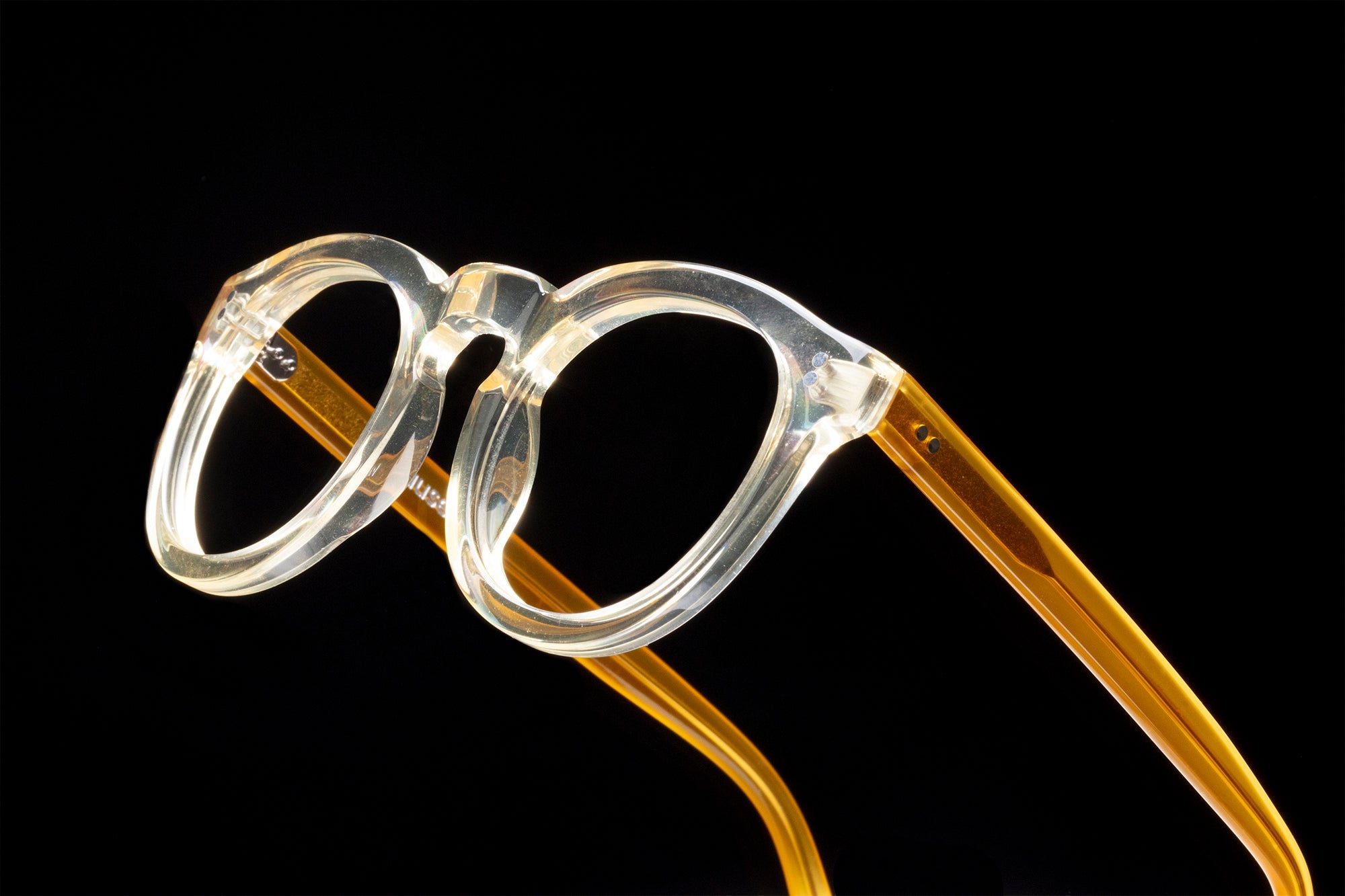 The Allen Paradox N3 — eyeglasses, Mazzucchelli 1849 acetate frame, round shape, Paradox N3 pattern.