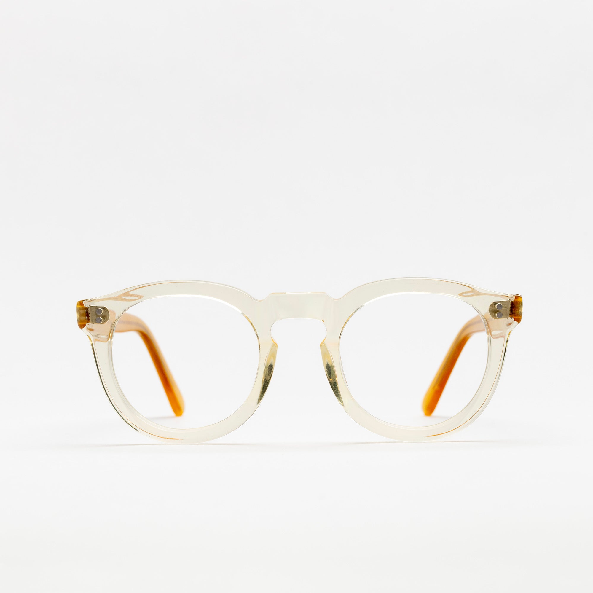 The Allen Paradox N3 — eyeglasses, Mazzucchelli 1849 acetate frame, round shape, Paradox N3 pattern.