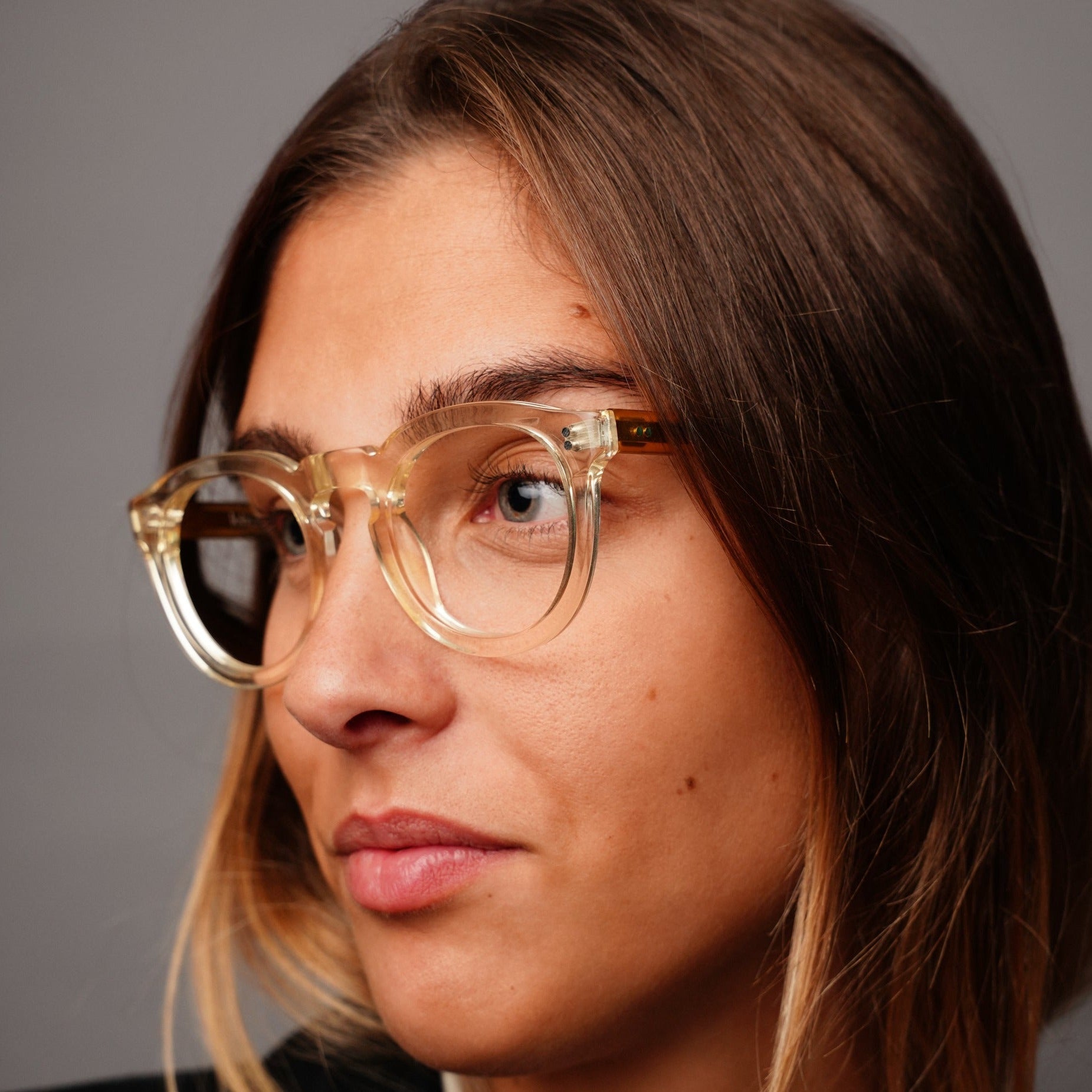 The Allen Paradox N3 — eyeglasses, Mazzucchelli 1849 acetate frame, round shape, Paradox N3 pattern.