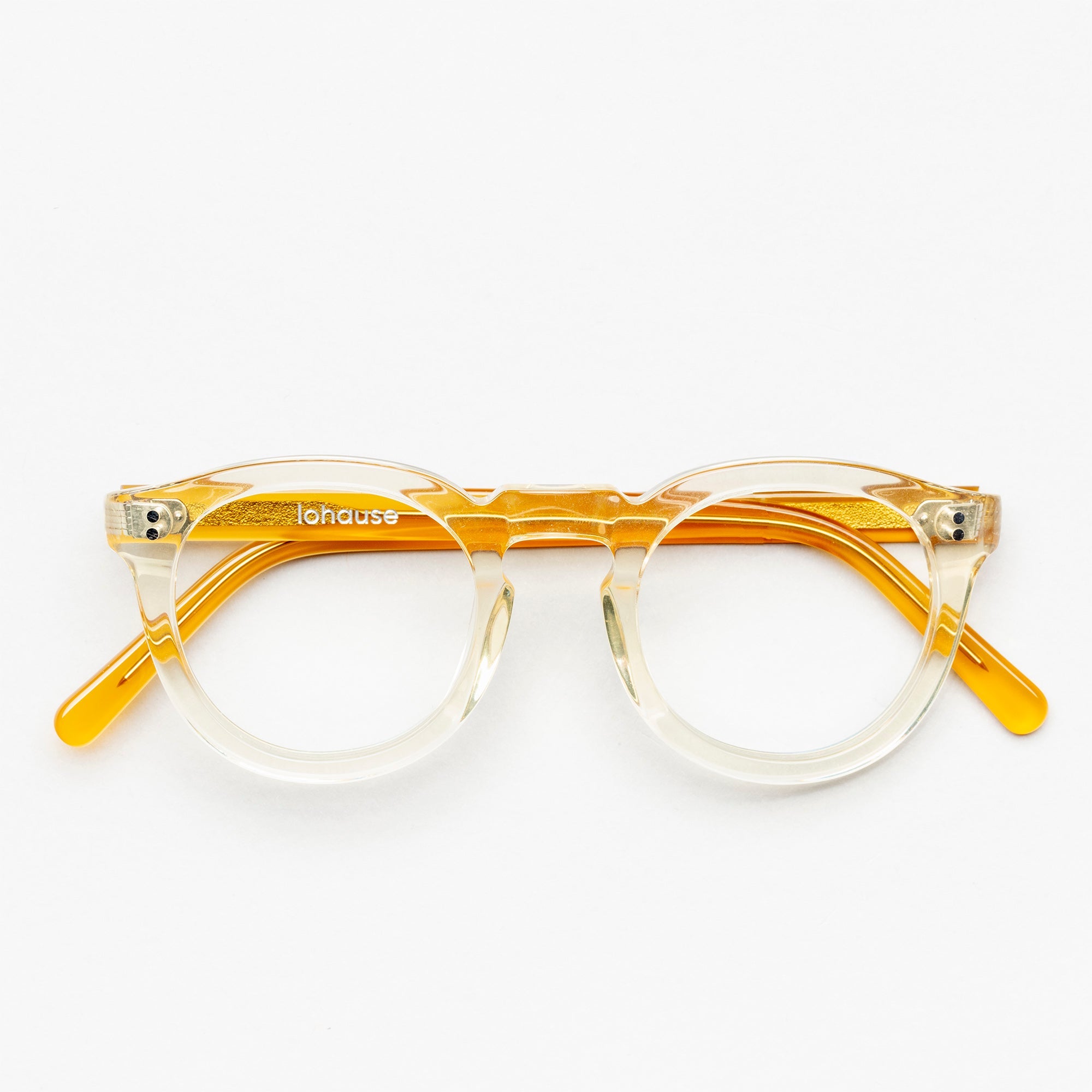 The Allen Paradox N3 — eyeglasses, Mazzucchelli 1849 acetate frame, round shape, Paradox N3 pattern.