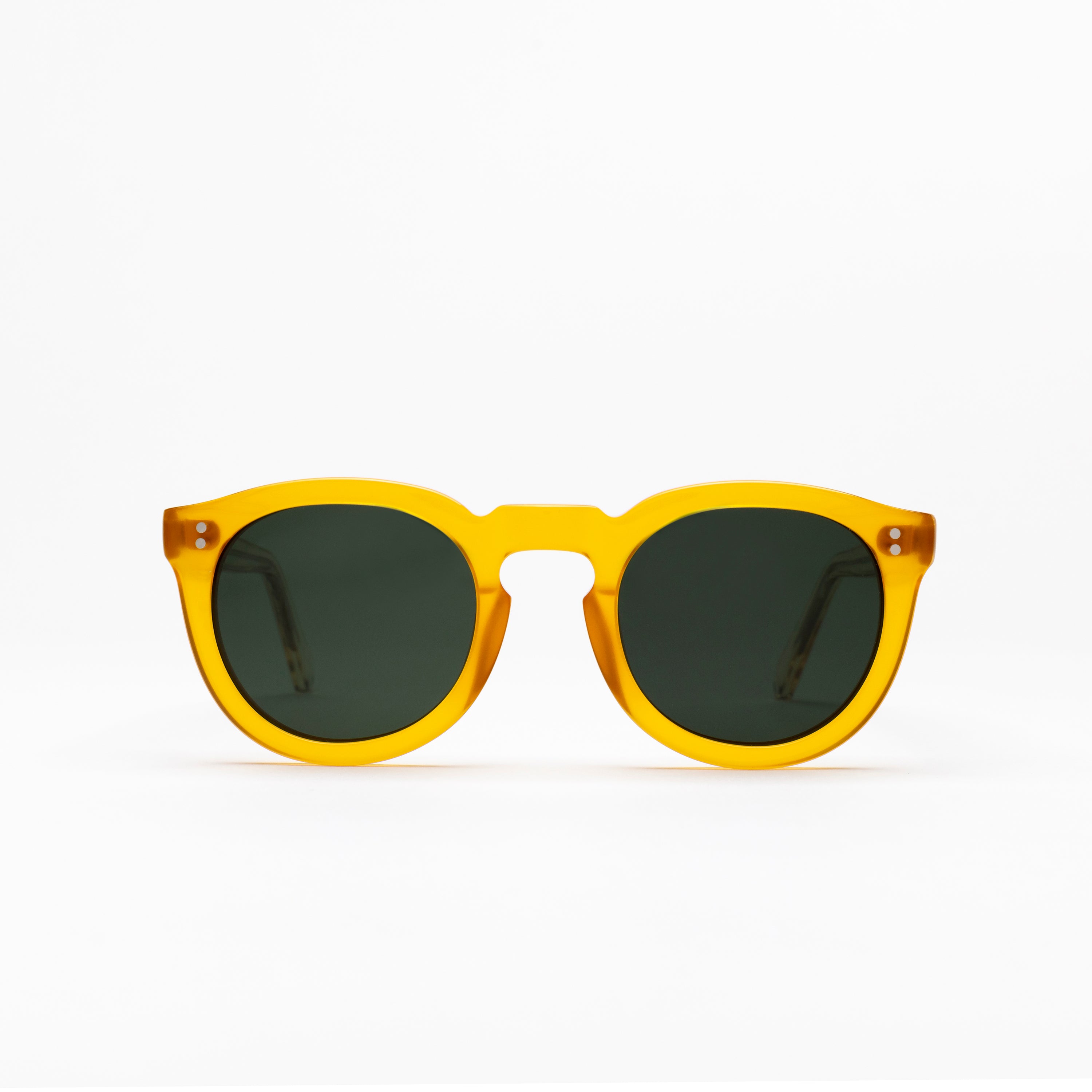 The Allen Paradox N4 Sunglasses, Mazzucchelli 1849 acetate frame, round shape, Paradox N4 pattern.