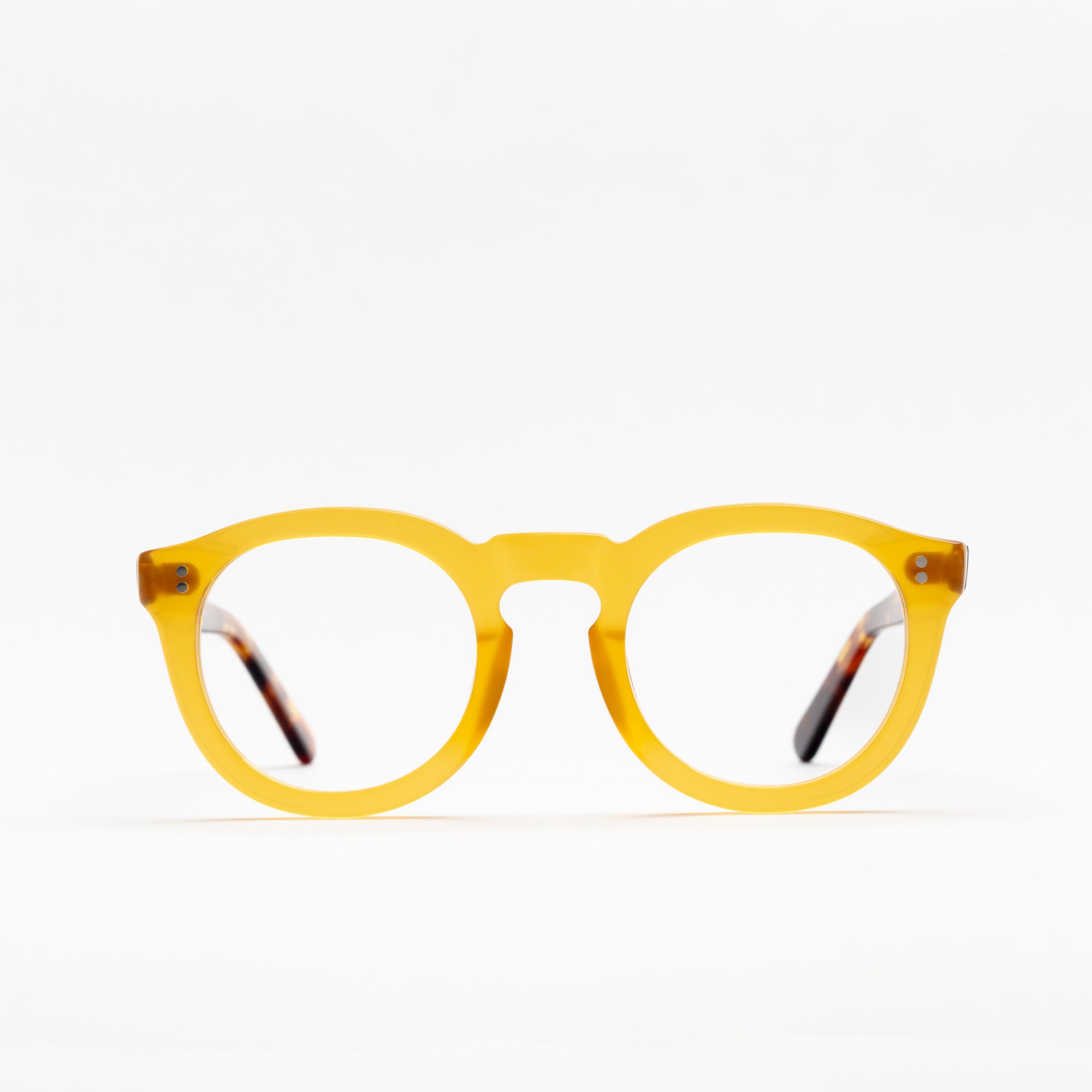 The Allen Paradox N4 — eyeglasses, Mazzucchelli 1849 acetate frame, round shape, Paradox N4 pattern.