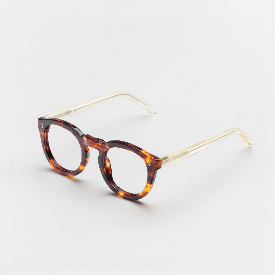 The Allen Paradox N5 — eyeglasses, Mazzucchelli 1849 acetate frame, round shape, Paradox N5 pattern.