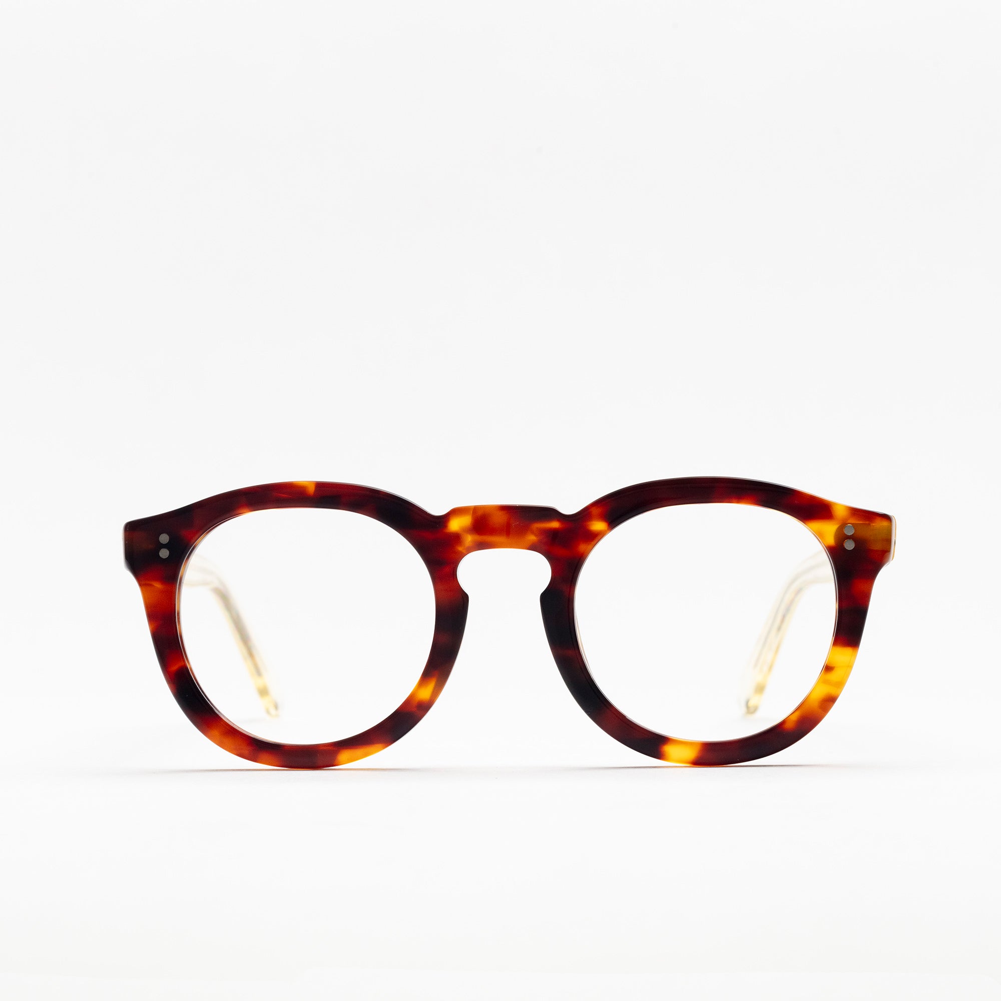 The Allen Paradox N5 — eyeglasses, Mazzucchelli 1849 acetate frame, round shape, Paradox N5 pattern.