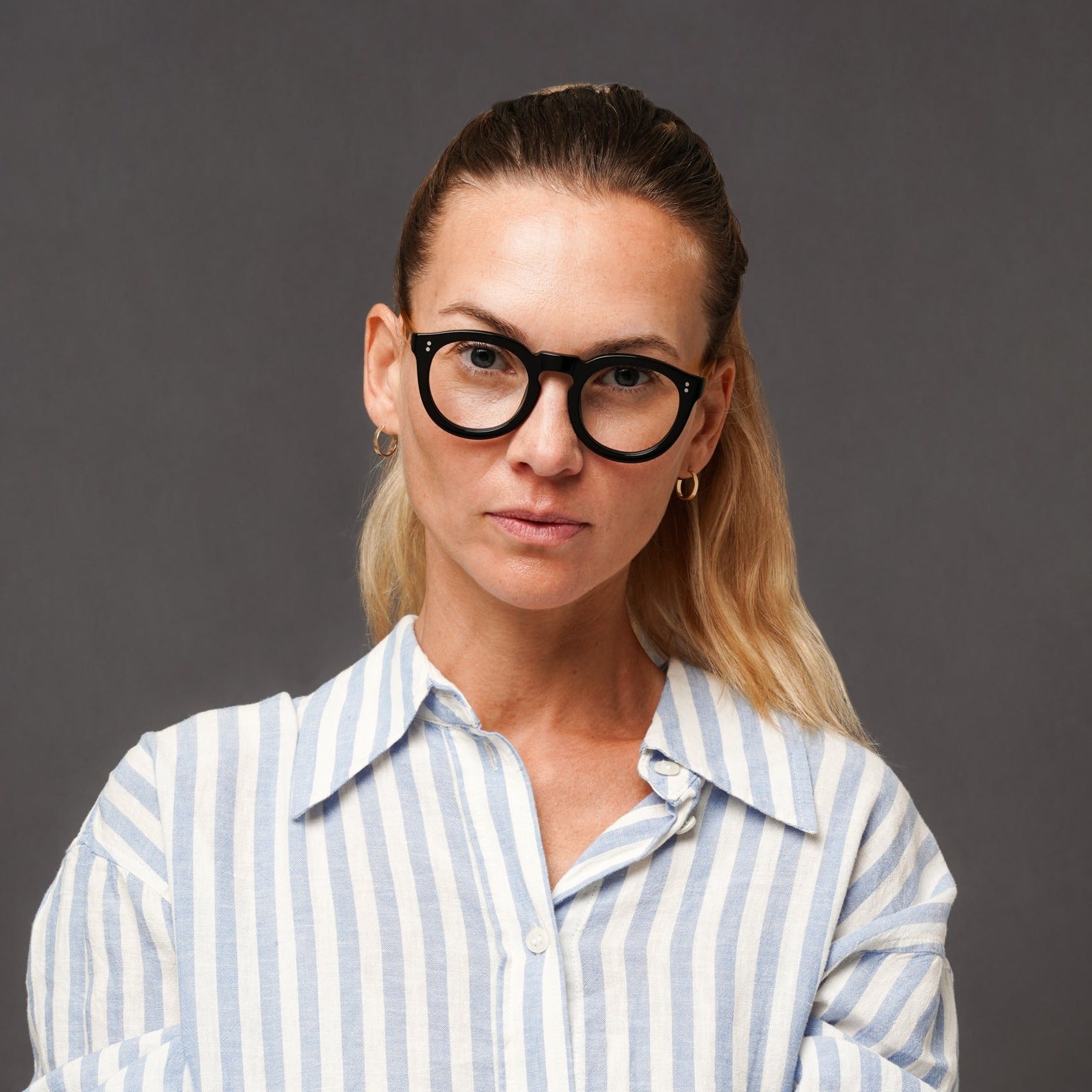 The Allen Paradox N6 — eyeglasses, Mazzucchelli 1849 acetate frame, round shape, Paradox N6 pattern.