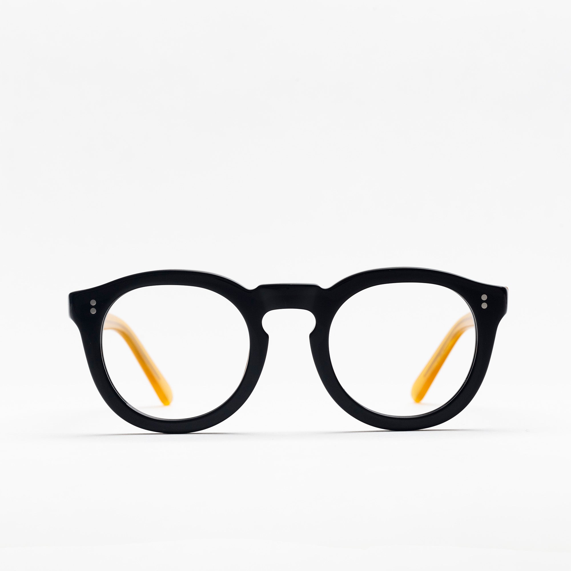 The Allen Paradox N6 — eyeglasses, Mazzucchelli 1849 acetate frame, round shape, Paradox N6 pattern.