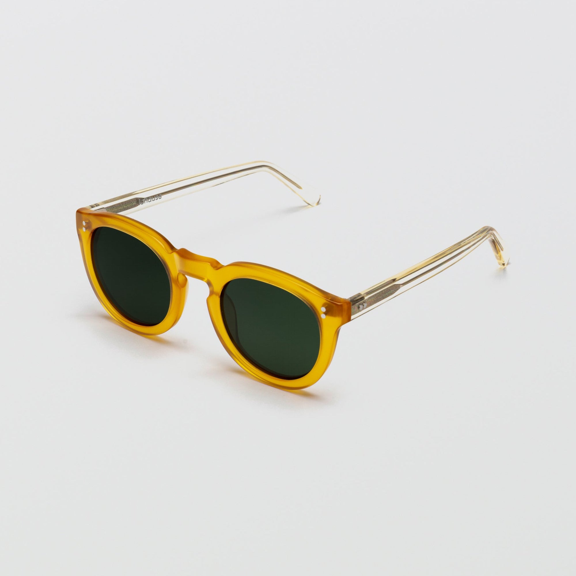 The Allen Paradox N7 Sunglasses, Mazzucchelli 1849 acetate frame, round shape, Paradox N7 pattern.