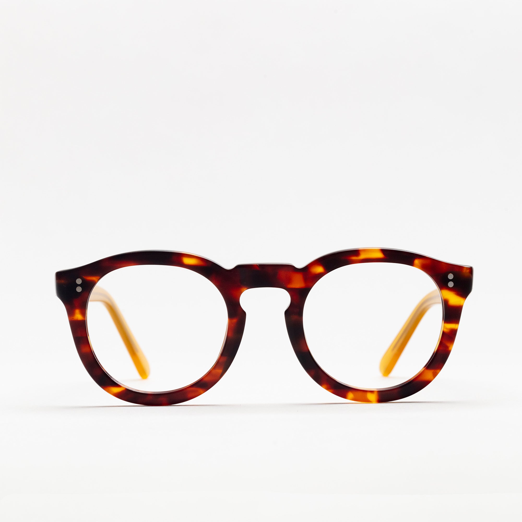 The Allen Paradox N8 — eyeglasses, Mazzucchelli 1849 acetate frame, round shape, Paradox N8 pattern.