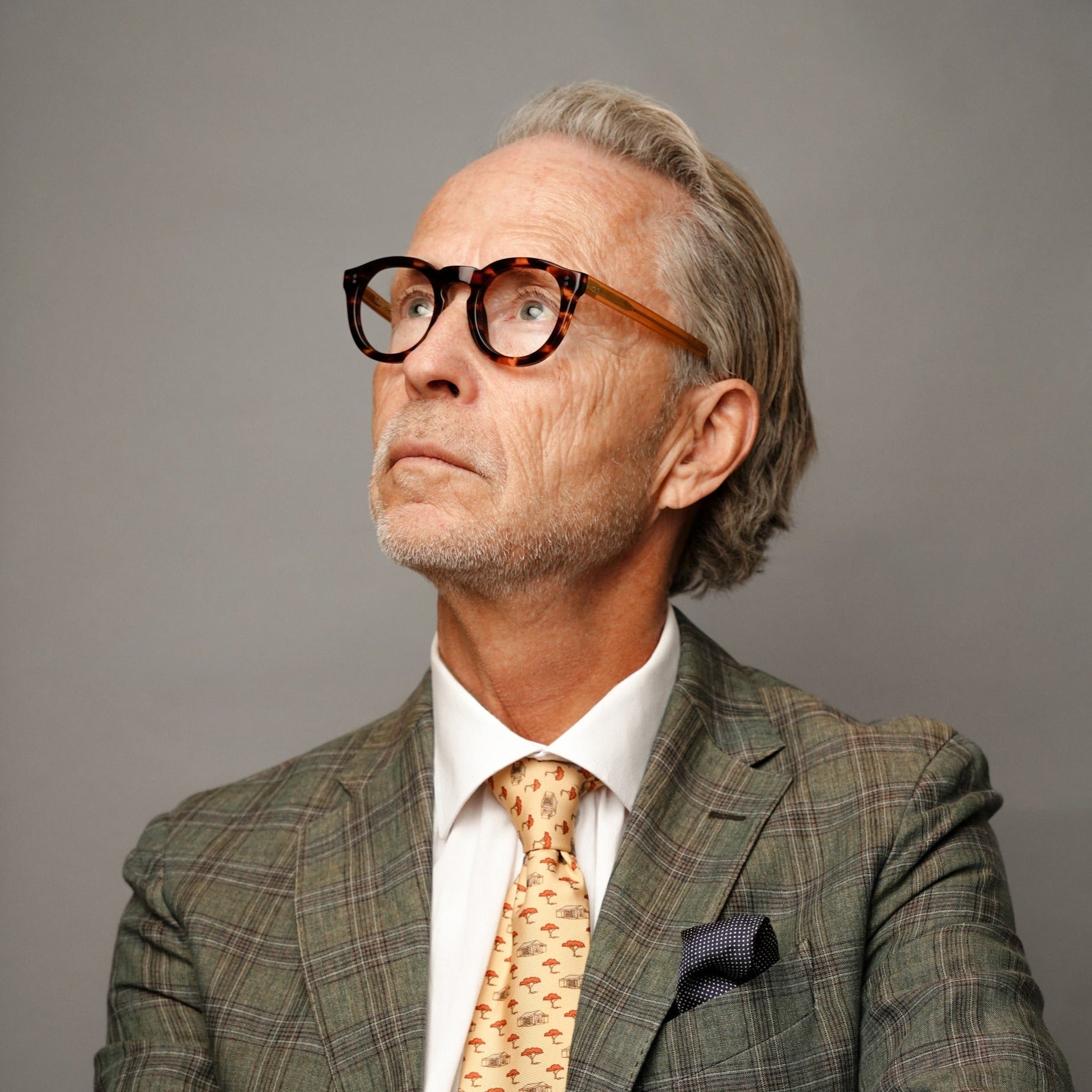 The Allen Paradox N8 — eyeglasses, Mazzucchelli 1849 acetate frame, round shape, Paradox N8 pattern.