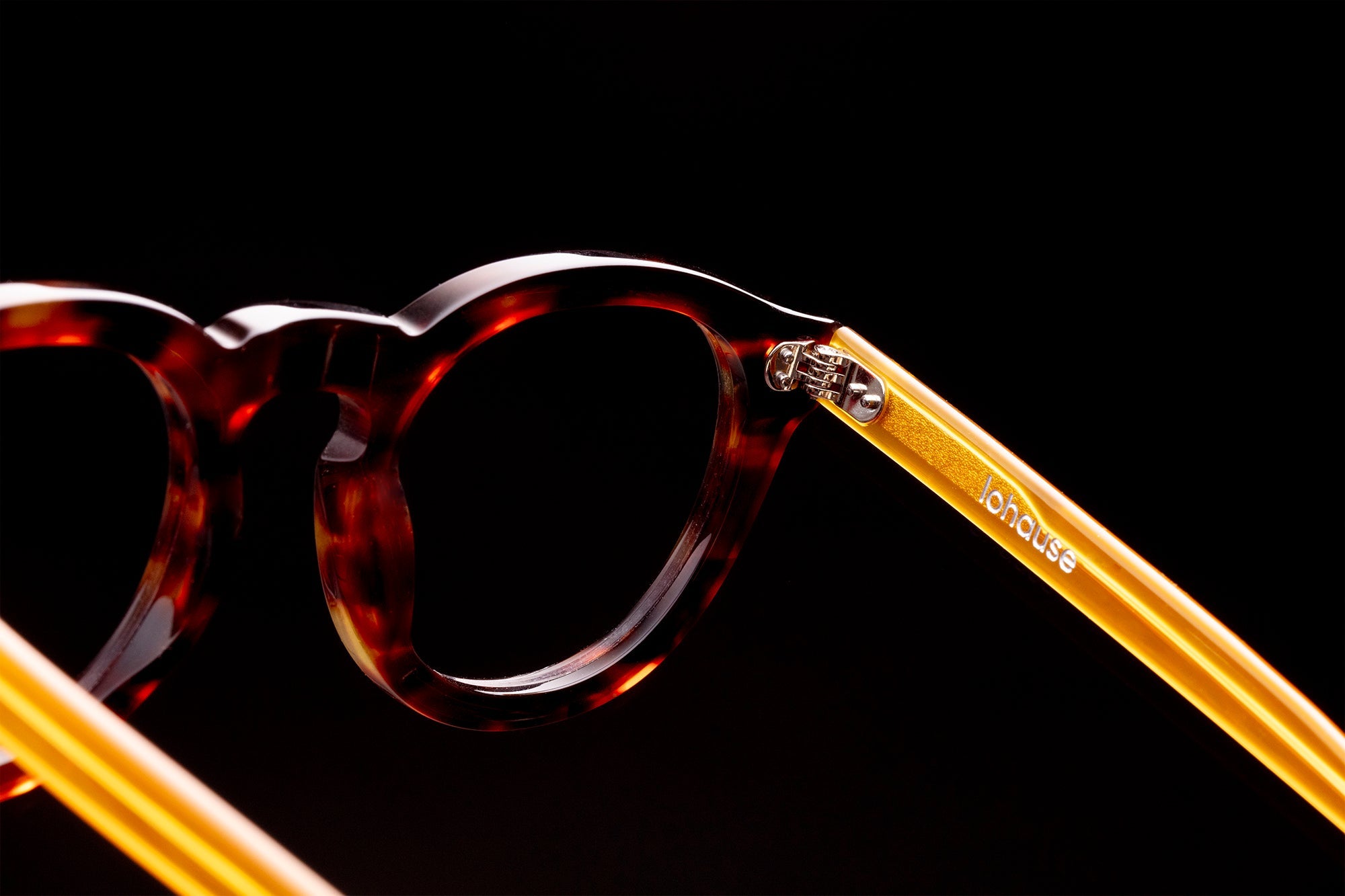 The Allen Paradox N8 — eyeglasses, Mazzucchelli 1849 acetate frame, round shape, Paradox N8 pattern.