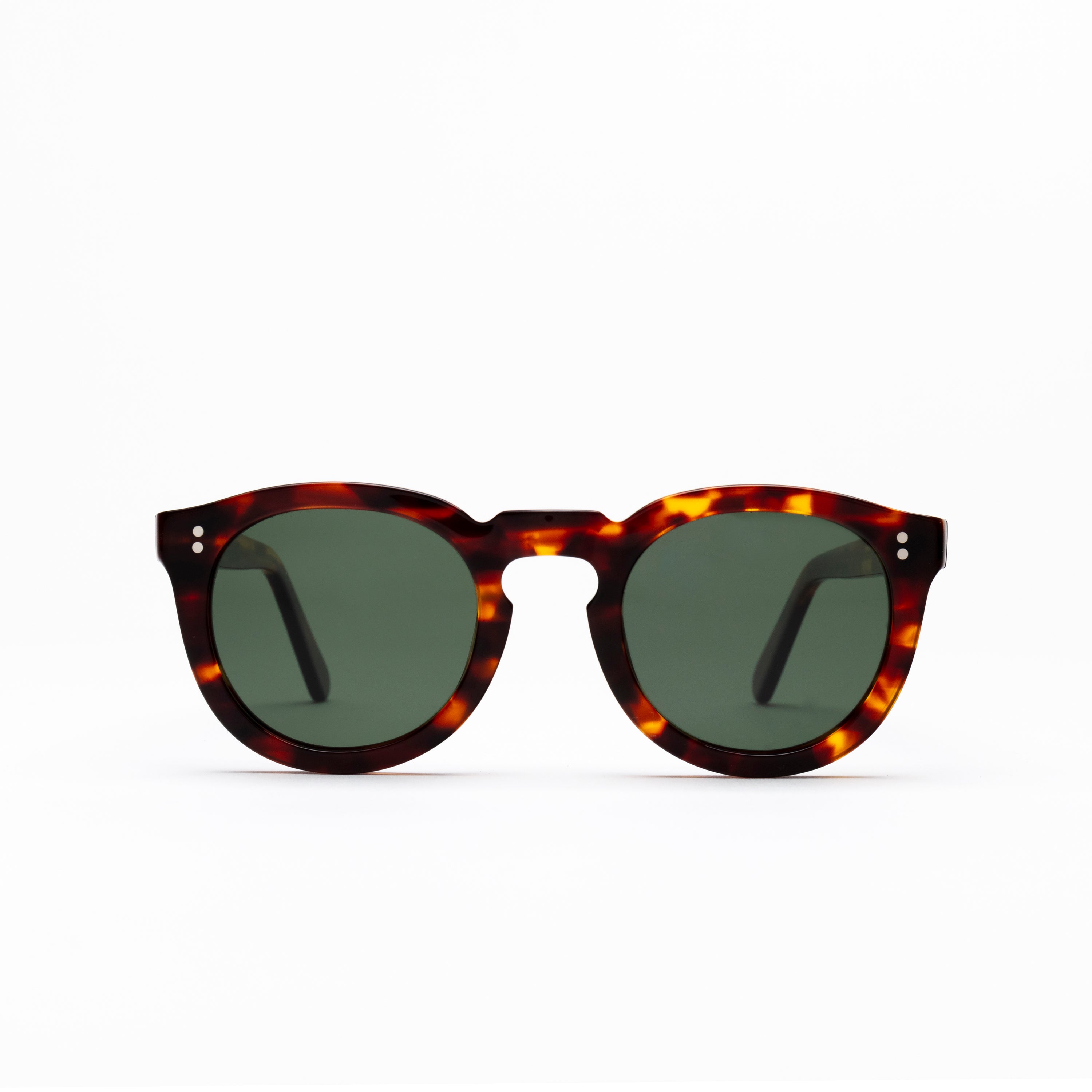The Allen Paradox N8 Sunglasses, Mazzucchelli 1849 acetate frame, round shape, Paradox N8 pattern.