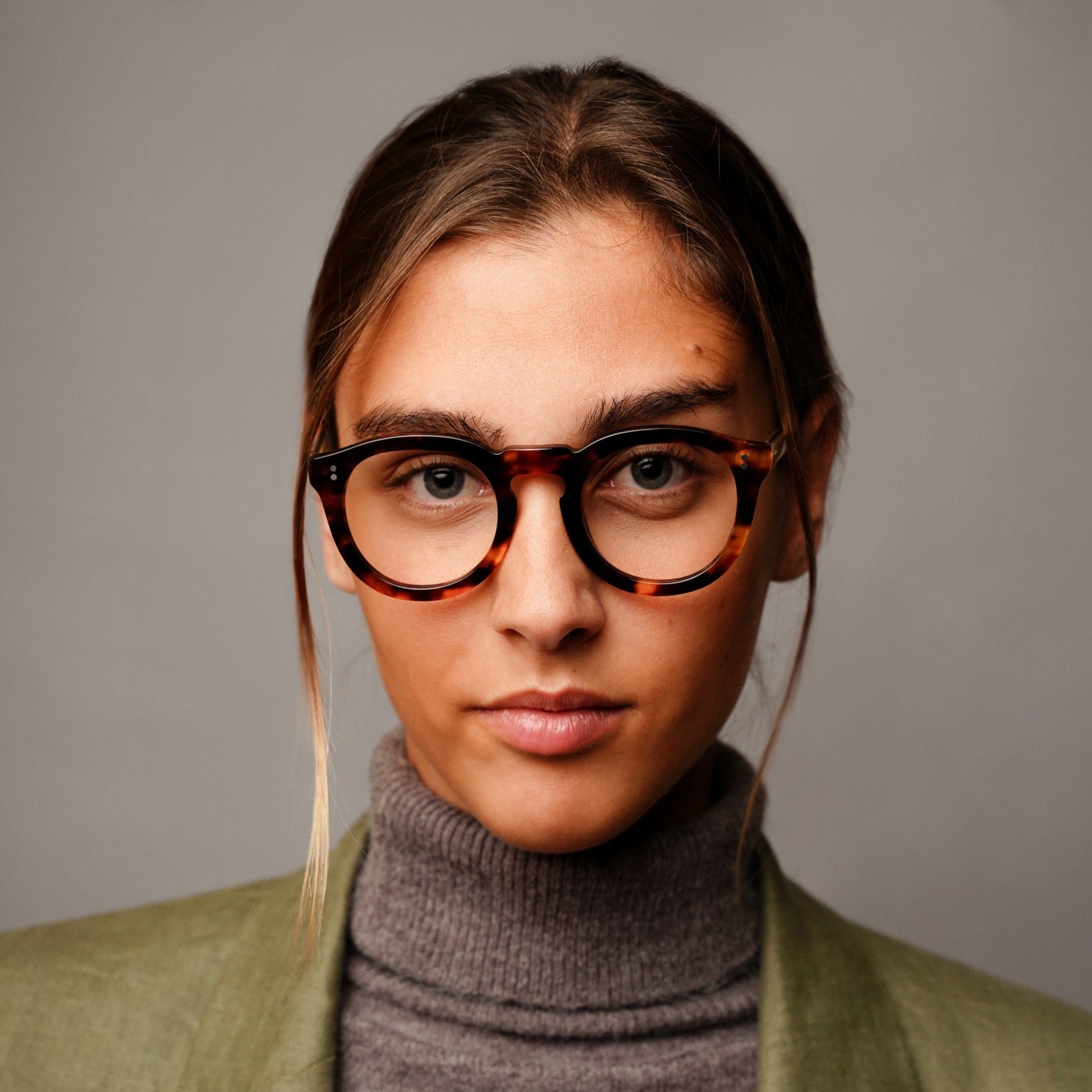 The Allen Paradox N8 — eyeglasses, Mazzucchelli 1849 acetate frame, round shape, Paradox N8 pattern.