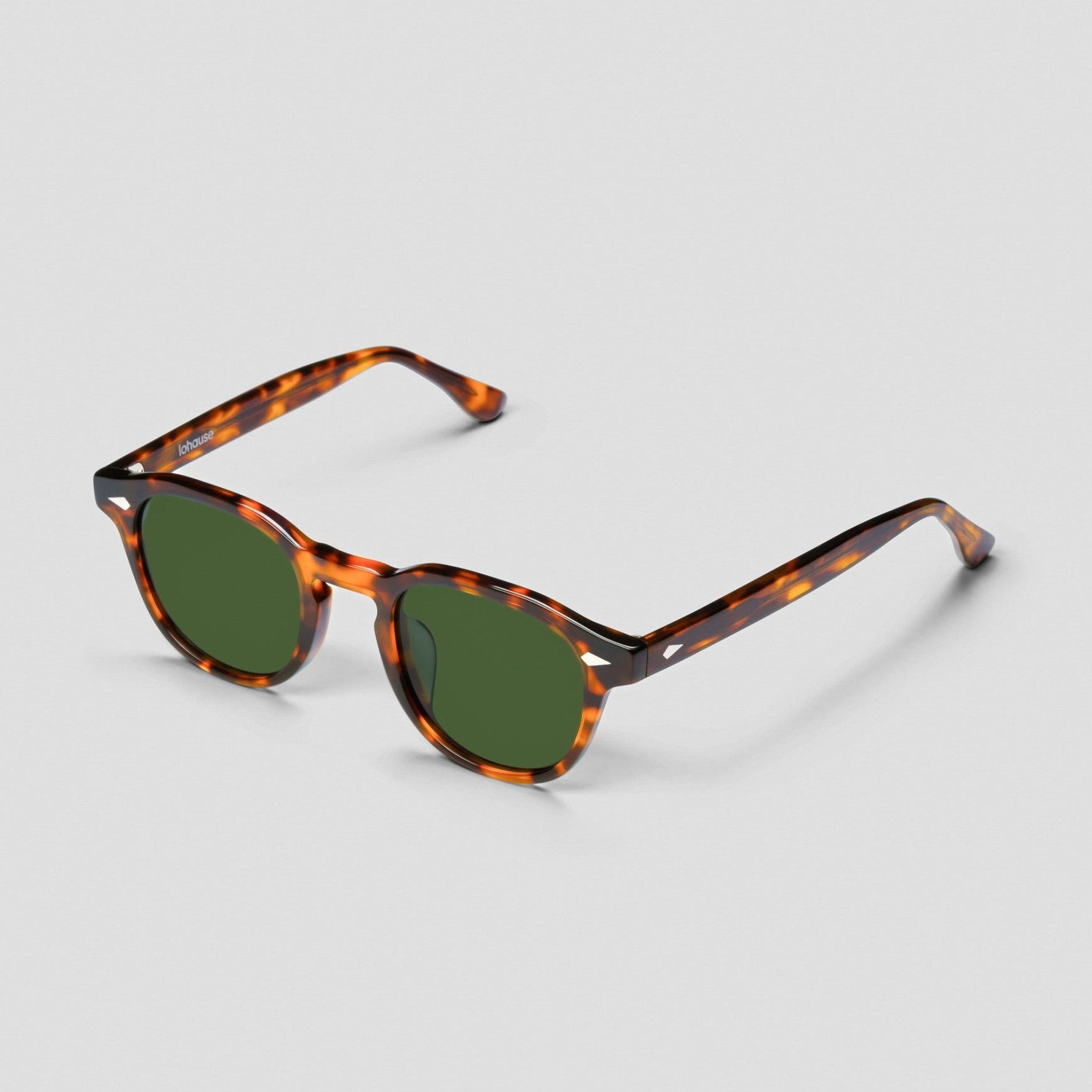 The Basquiat Tortoise Sunglasses, Mazzucchelli 1849 acetate frame, rounded square shape, in tortoise.