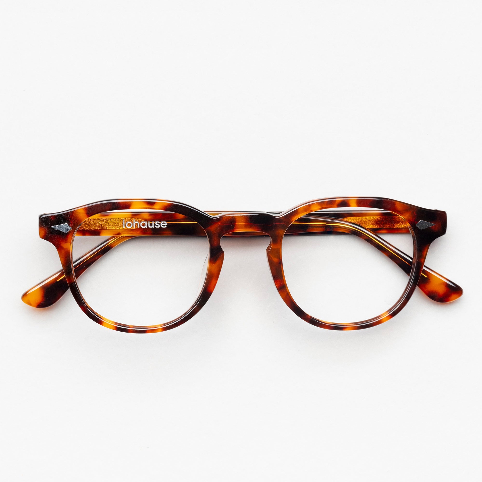 The Basquiat Tortoise — eyeglasses, Mazzucchelli 1849 acetate frame, rounded square shape, in tortoise.