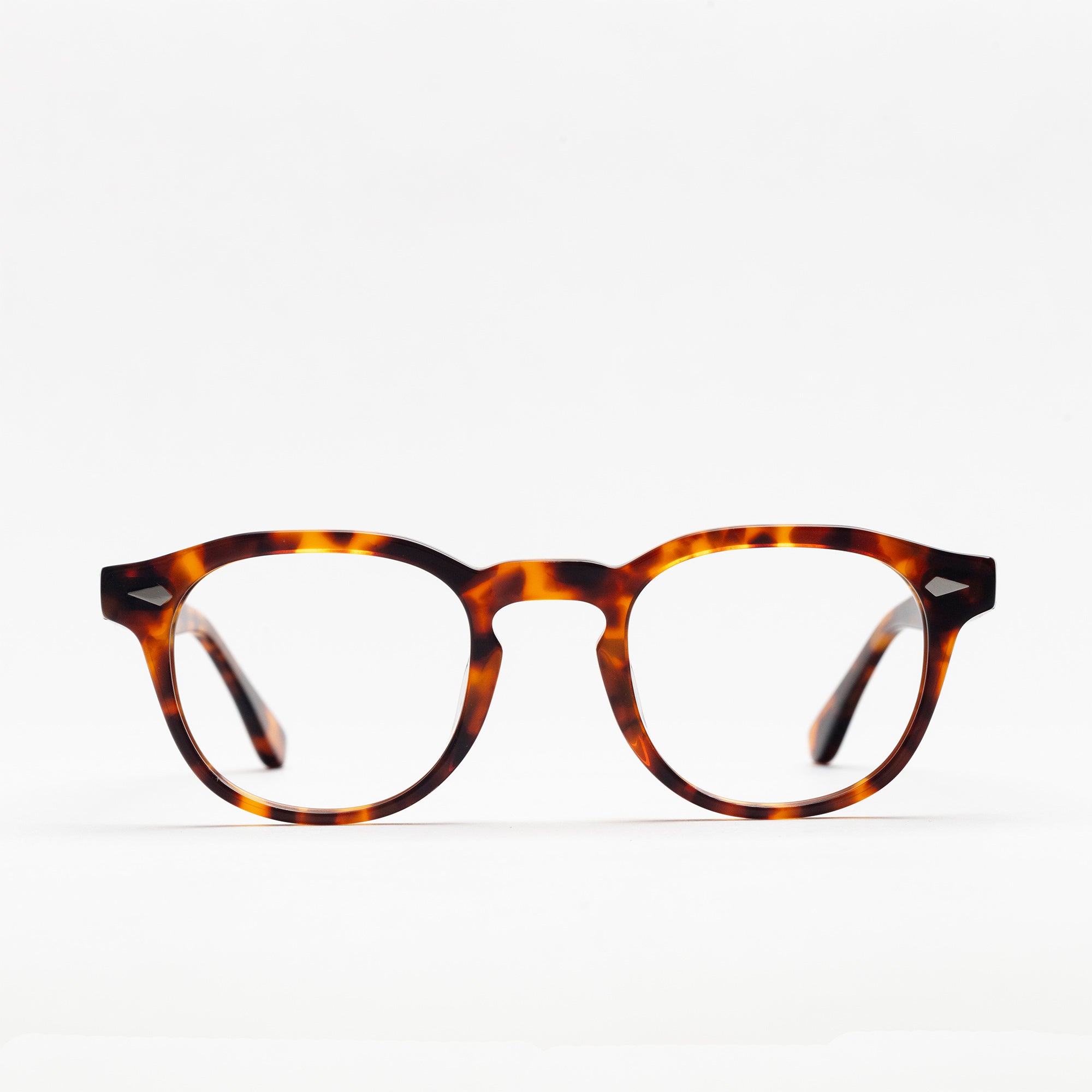 The Basquiat Tortoise — eyeglasses, Mazzucchelli 1849 acetate frame, rounded square shape, in tortoise.