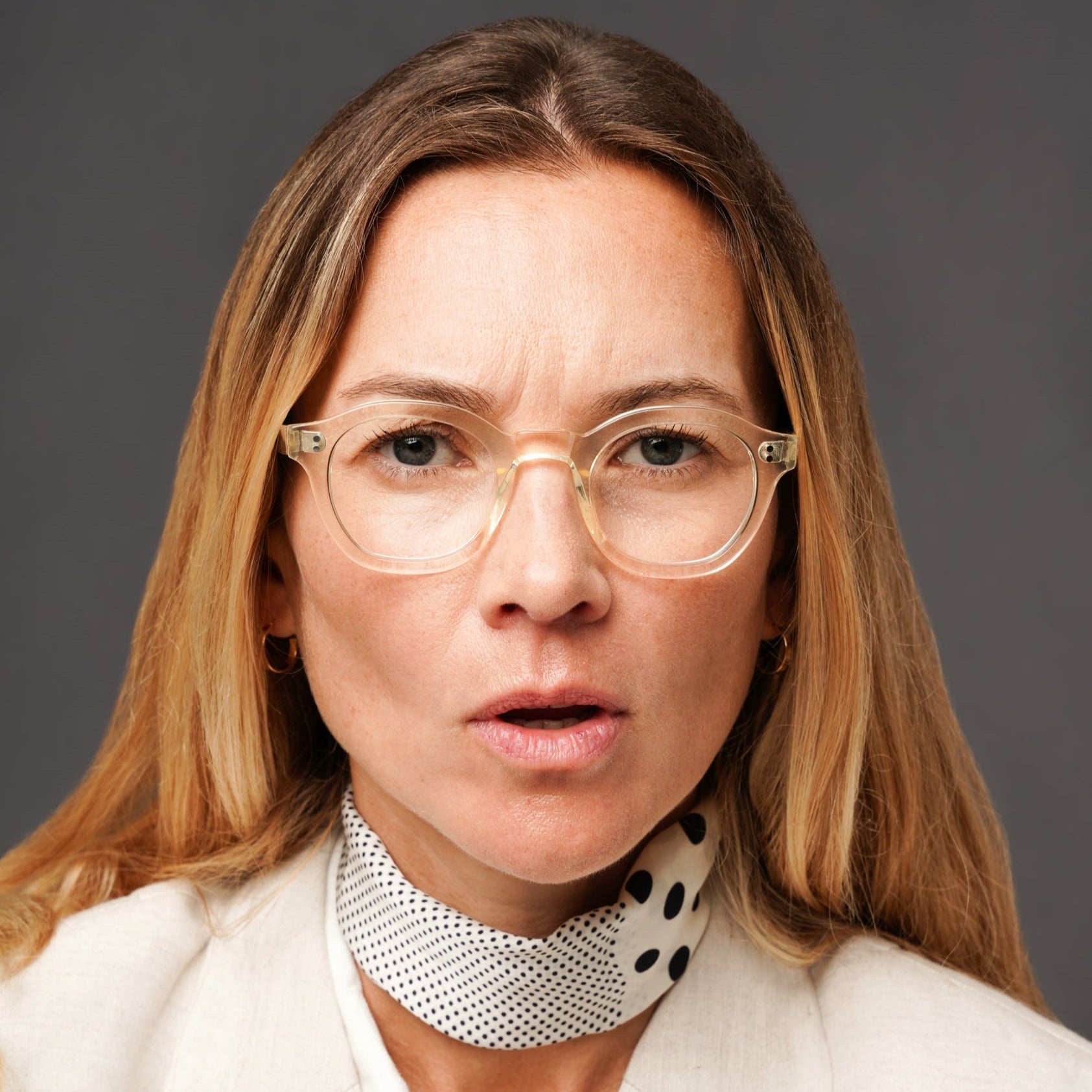 The Dean Paradox N1 — eyeglasses, Mazzucchelli 1849 acetate frame, round shape, Paradox N1 pattern.