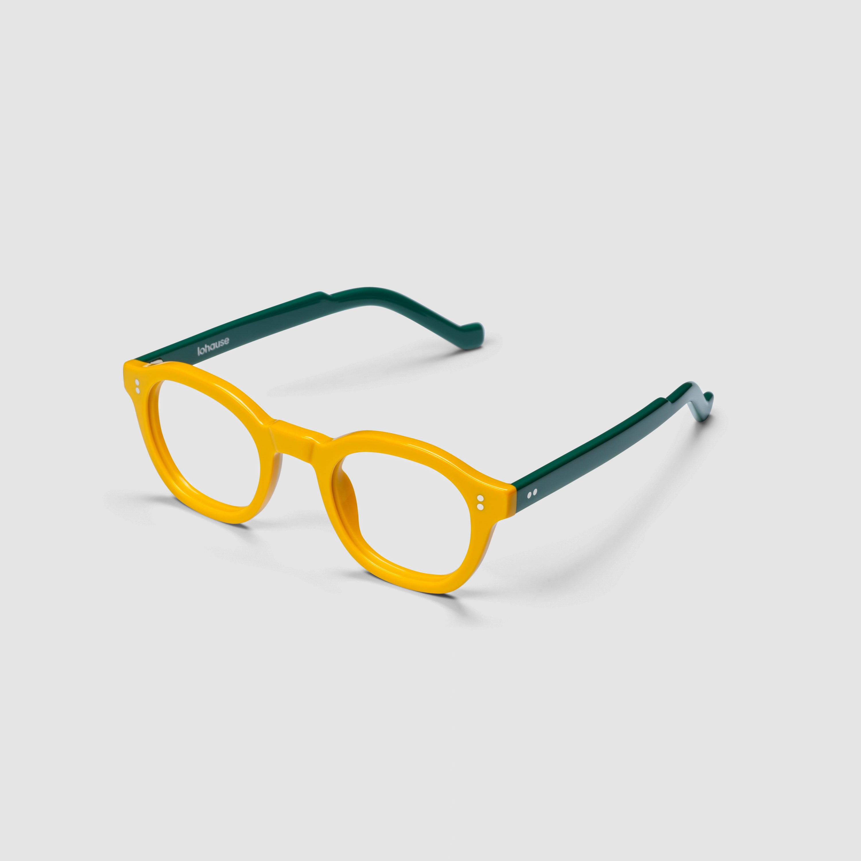 The Dean Belgravia — eyeglasses, Mazzucchelli 1849 acetate frame, round shape, Belgravia finish.