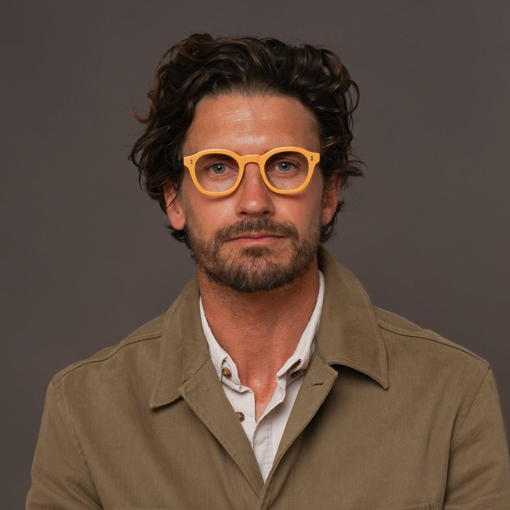 The Dean Belgravia — eyeglasses, Mazzucchelli 1849 acetate frame, round shape, Belgravia finish.