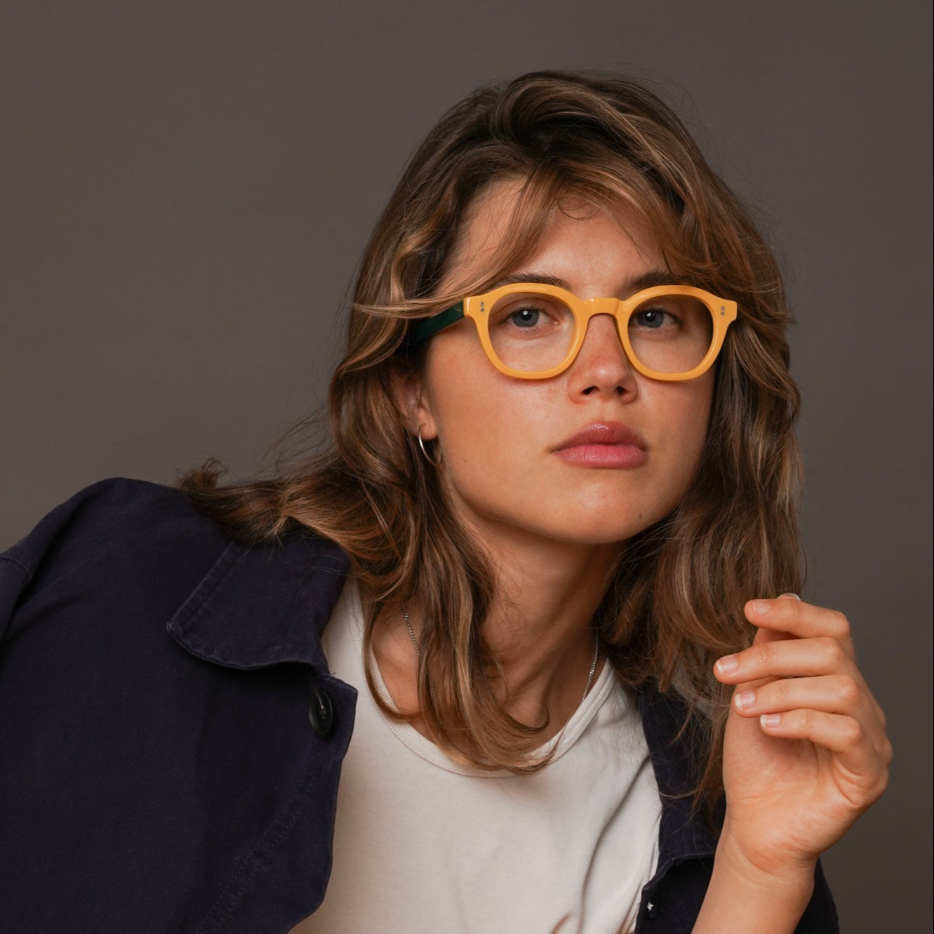 The Dean Belgravia — eyeglasses, Mazzucchelli 1849 acetate frame, round shape, Belgravia finish.