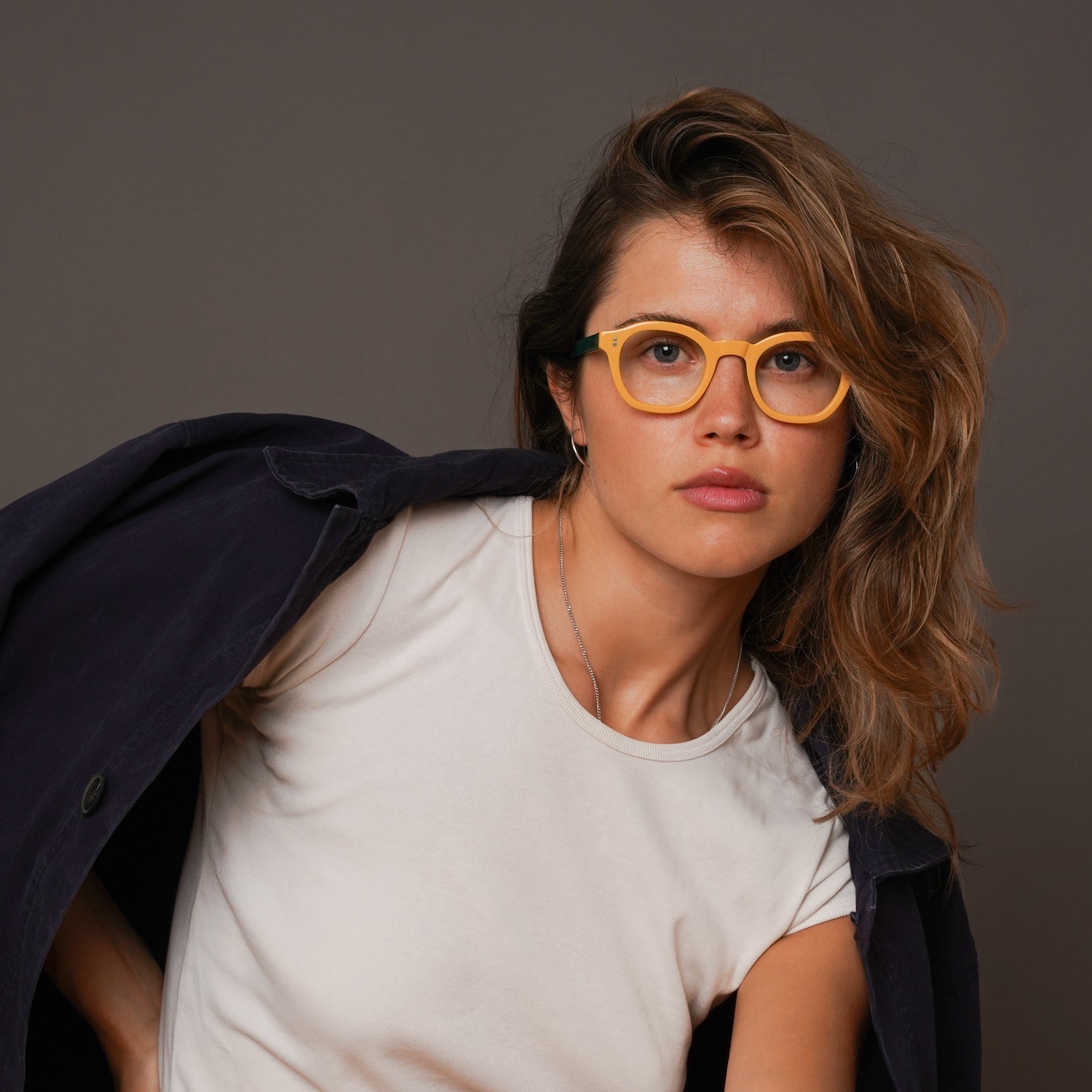 The Dean Belgravia — eyeglasses, Mazzucchelli 1849 acetate frame, round shape, Belgravia finish.