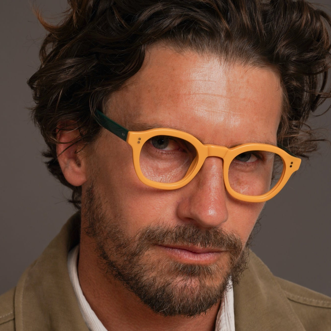 The Dean Belgravia — eyeglasses, Mazzucchelli 1849 acetate frame, round shape, Belgravia finish.