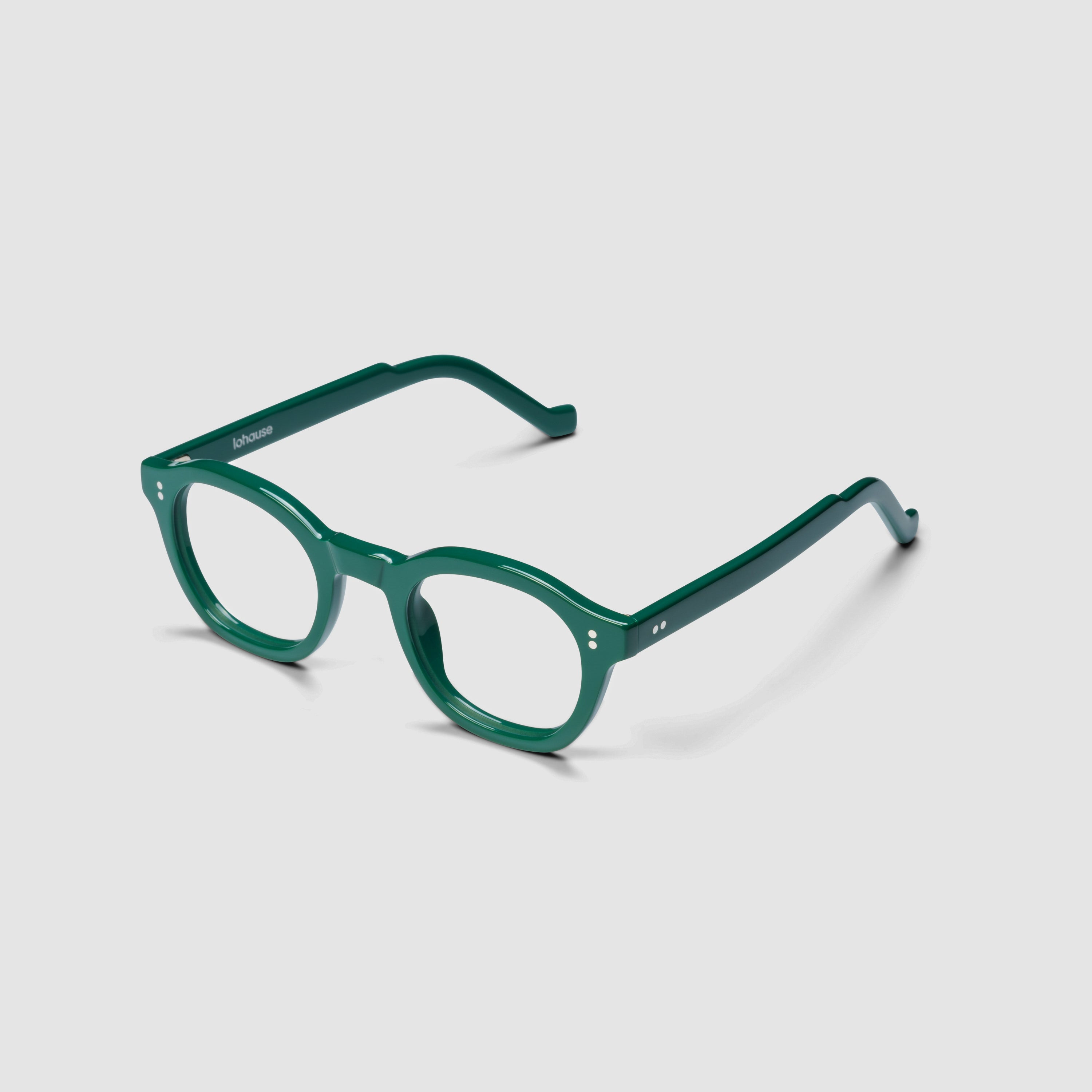 The Dean Montpelier — eyeglasses, Mazzucchelli 1849 acetate frame, round shape, Montpelier finish.