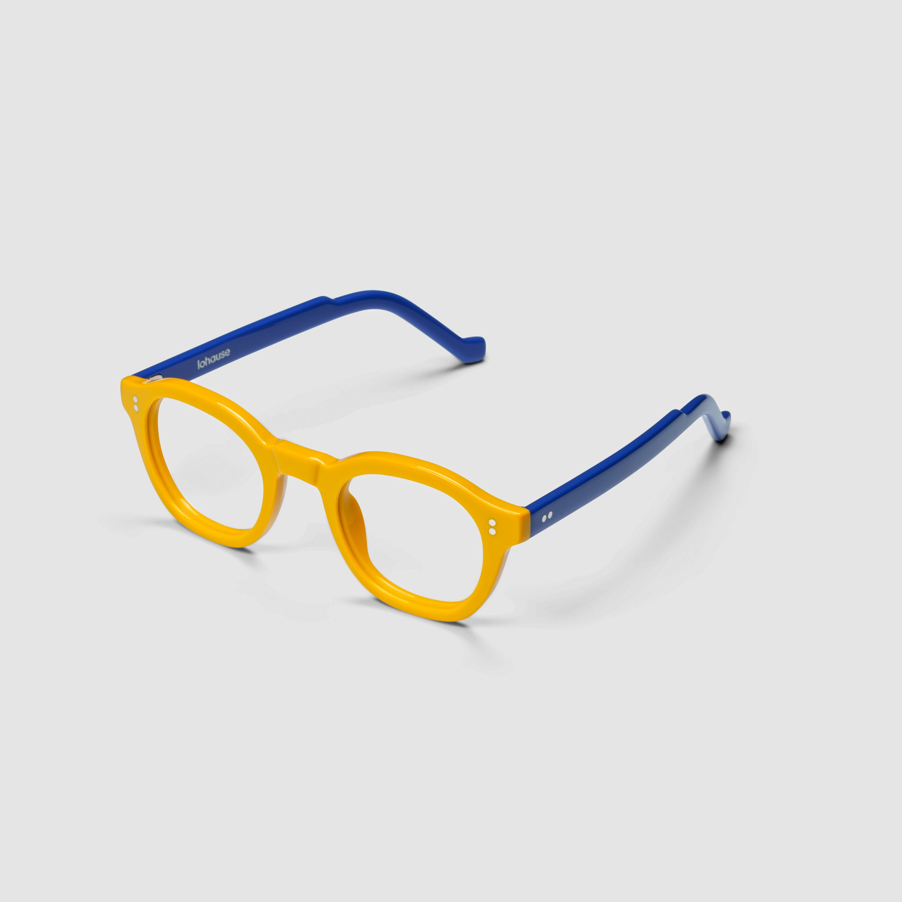 The Dean Panarea — eyeglasses, Mazzucchelli 1849 acetate frame, round shape, Panarea finish.