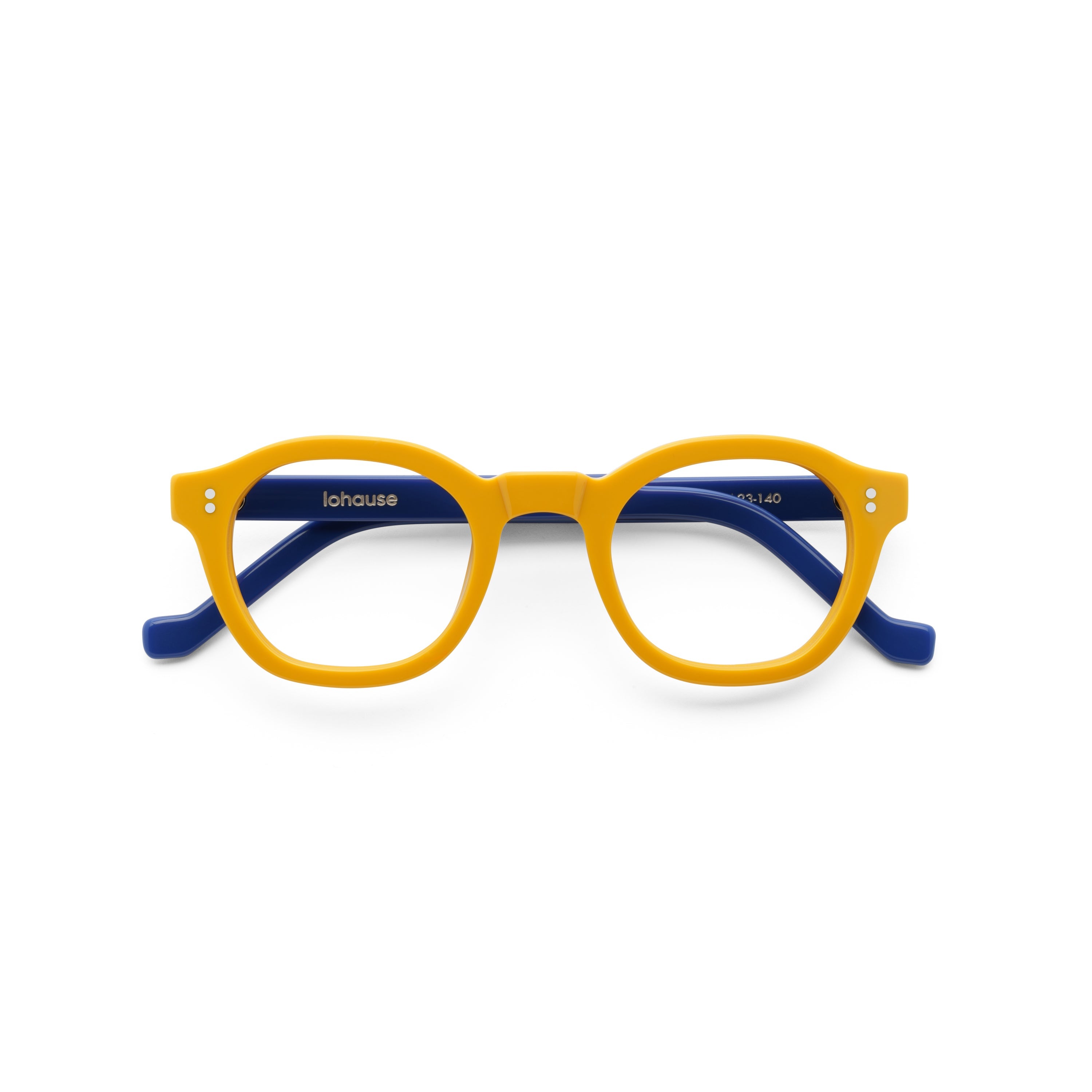 The Dean Panarea — eyeglasses, Mazzucchelli 1849 acetate frame, round shape, Panarea finish.