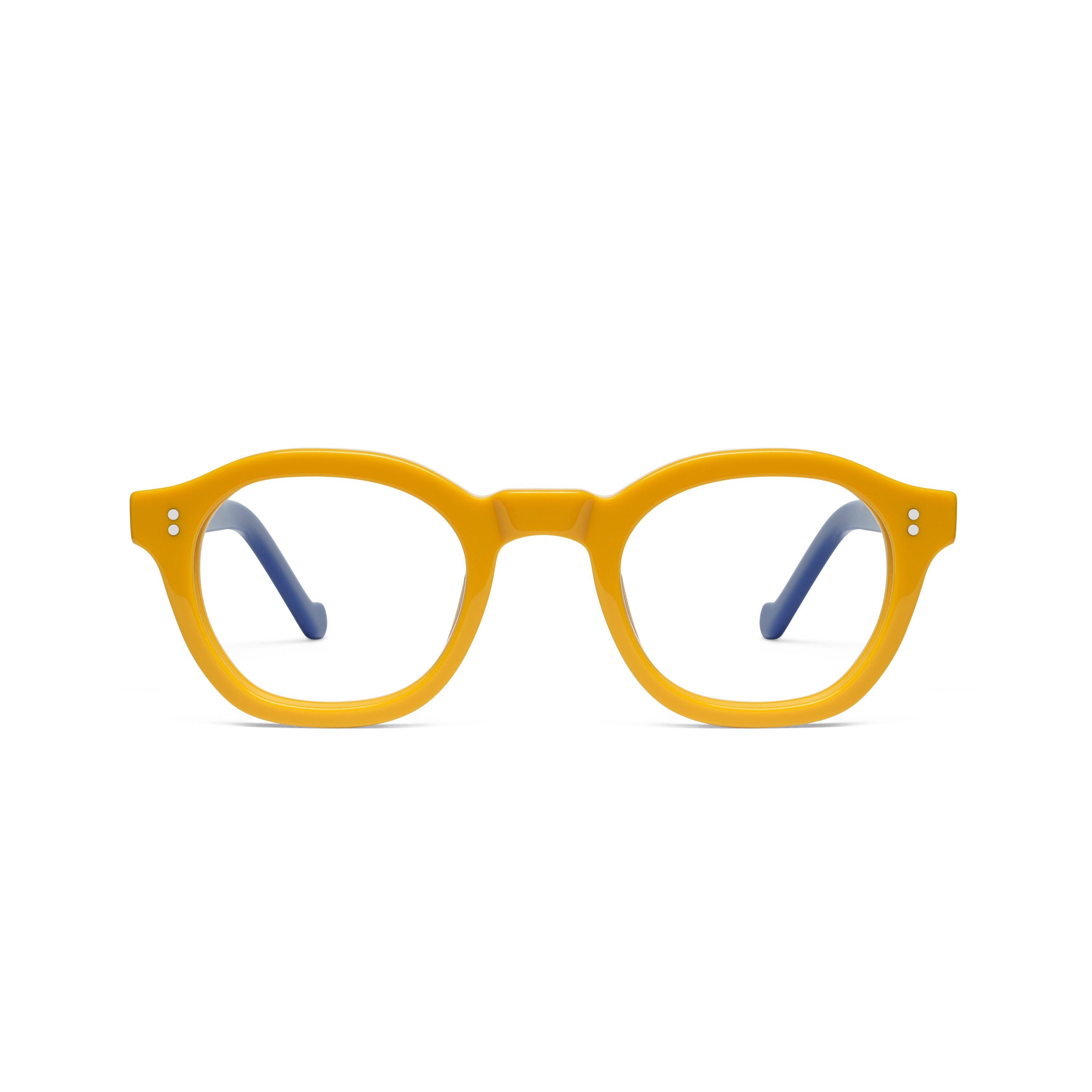 The Dean Panarea — eyeglasses, Mazzucchelli 1849 acetate frame, round shape, Panarea finish.