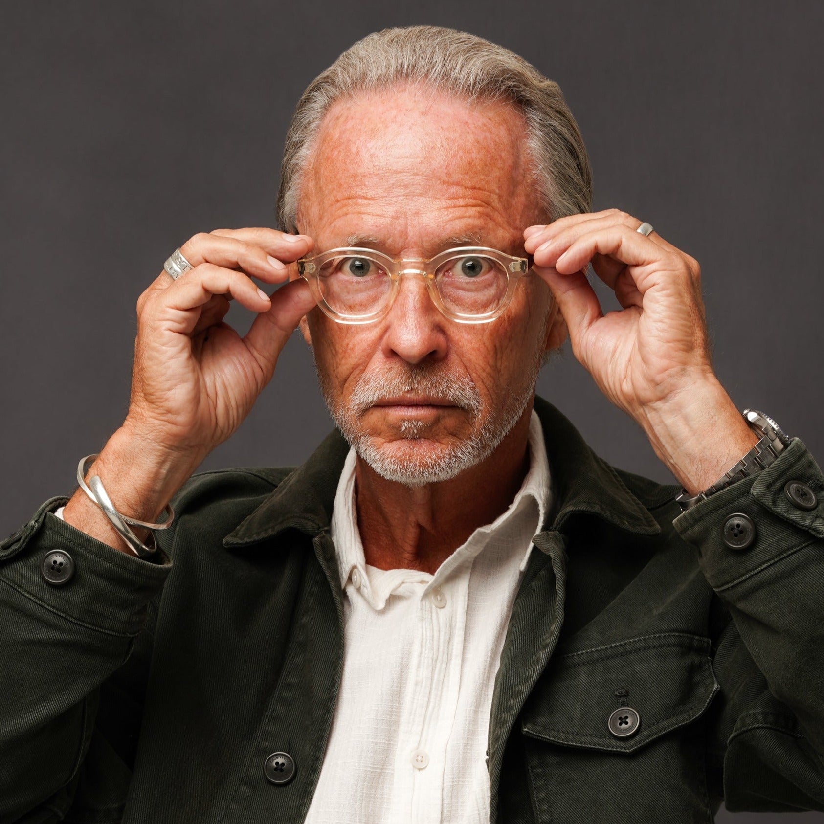 The Dean Paradox N1 — eyeglasses, Mazzucchelli 1849 acetate frame, round shape, Paradox N1 pattern.