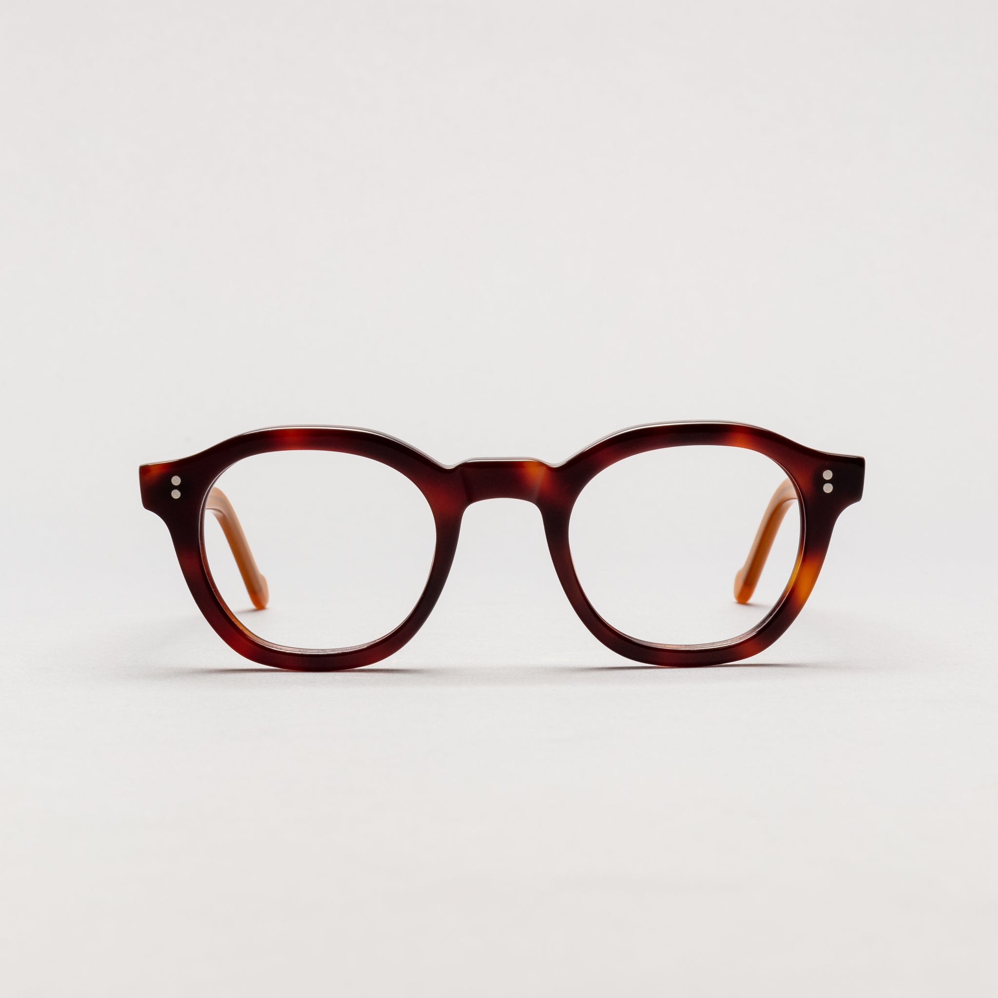 The Dean Paradox N2 — eyeglasses, Mazzucchelli 1849 acetate frame, round shape, Paradox N2 pattern.
