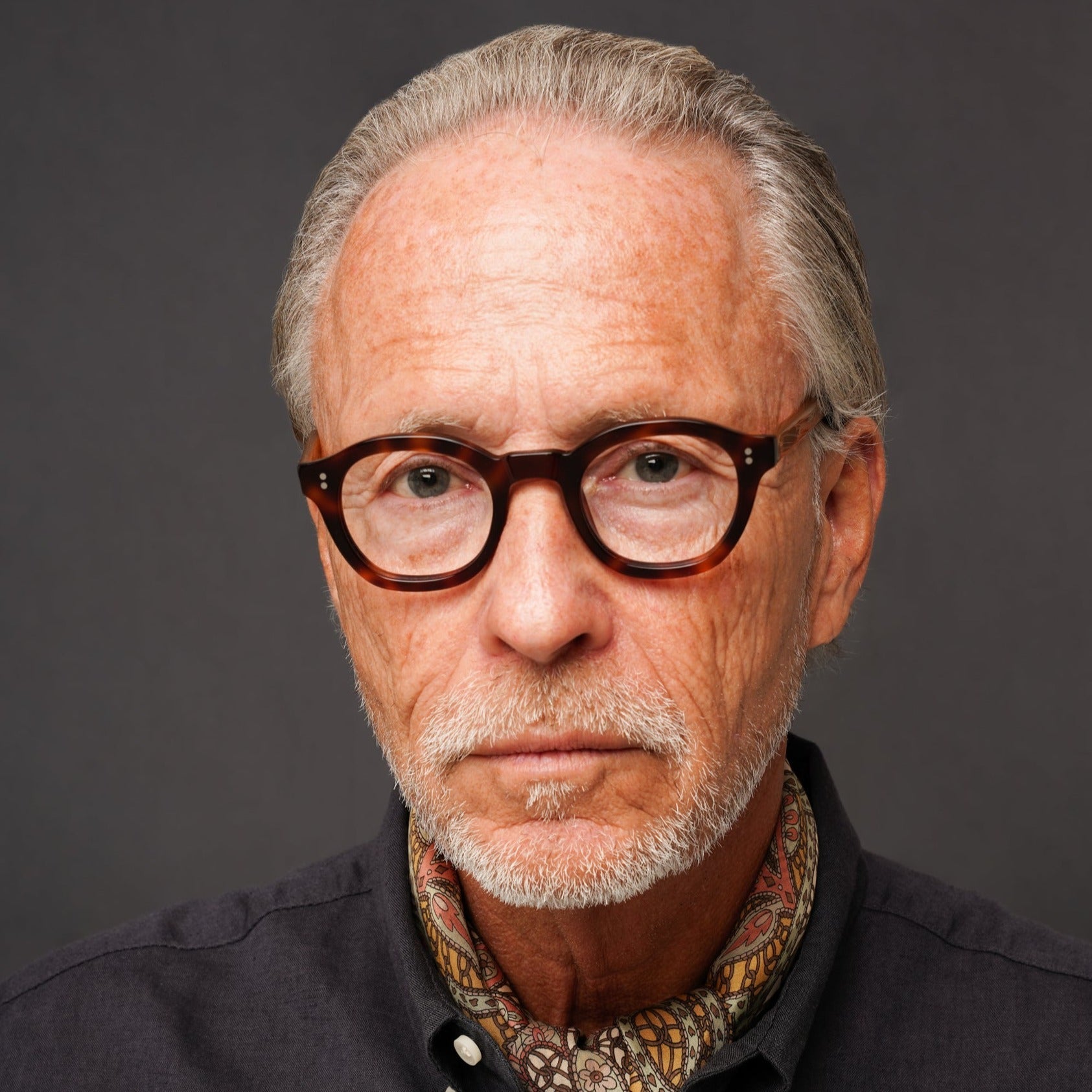The Dean Paradox N2 — eyeglasses, Mazzucchelli 1849 acetate frame, round shape, Paradox N2 pattern.