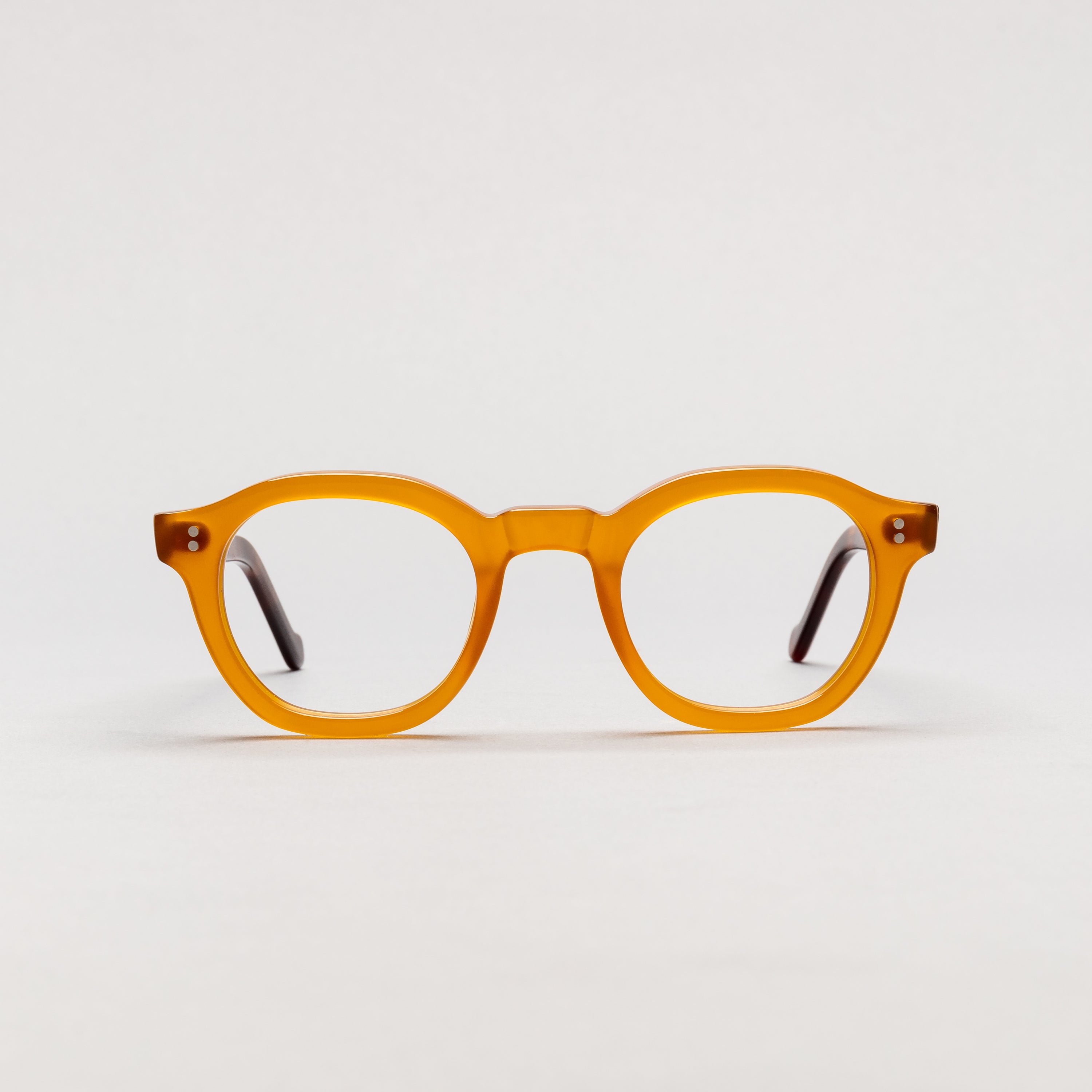 The Dean Paradox N3 — eyeglasses, Mazzucchelli 1849 acetate frame, round shape, Paradox N3 pattern.