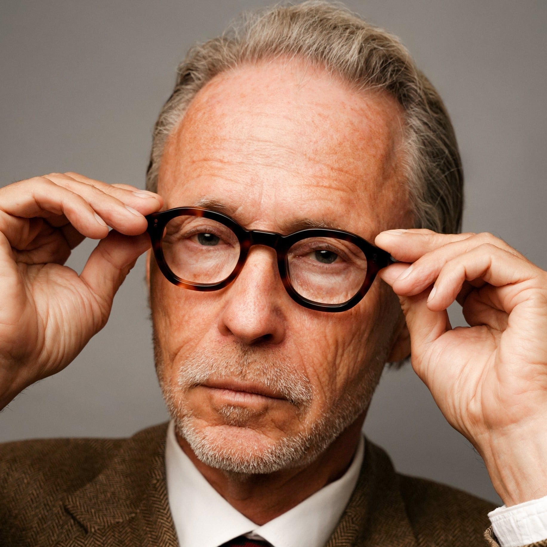 The Dean Paradox N4 — eyeglasses, Mazzucchelli 1849 acetate frame, round shape, Paradox N4 pattern.