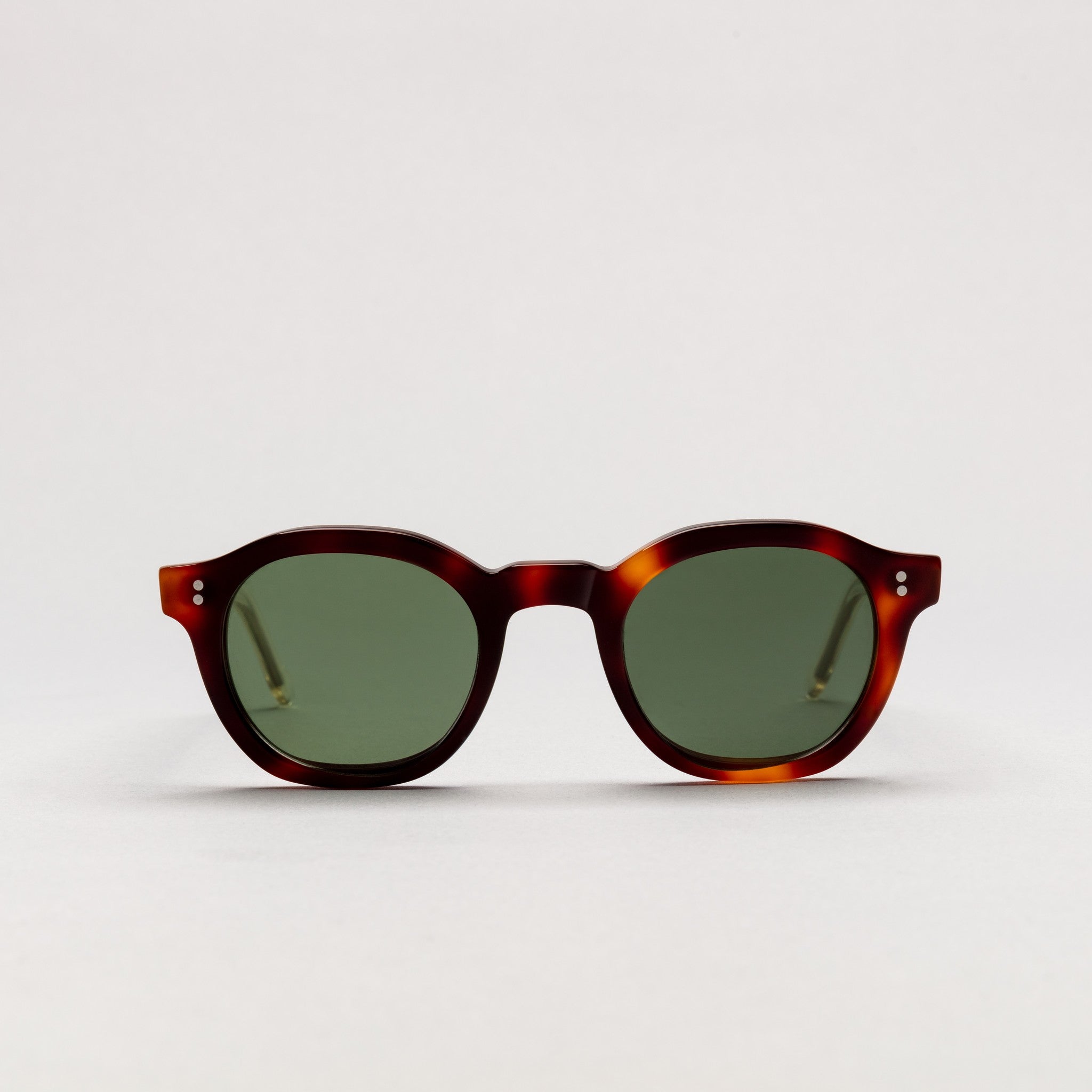 The Dean Paradox N4 Sunglasses, Mazzucchelli 1849 acetate frame, round shape, Paradox N4 pattern.