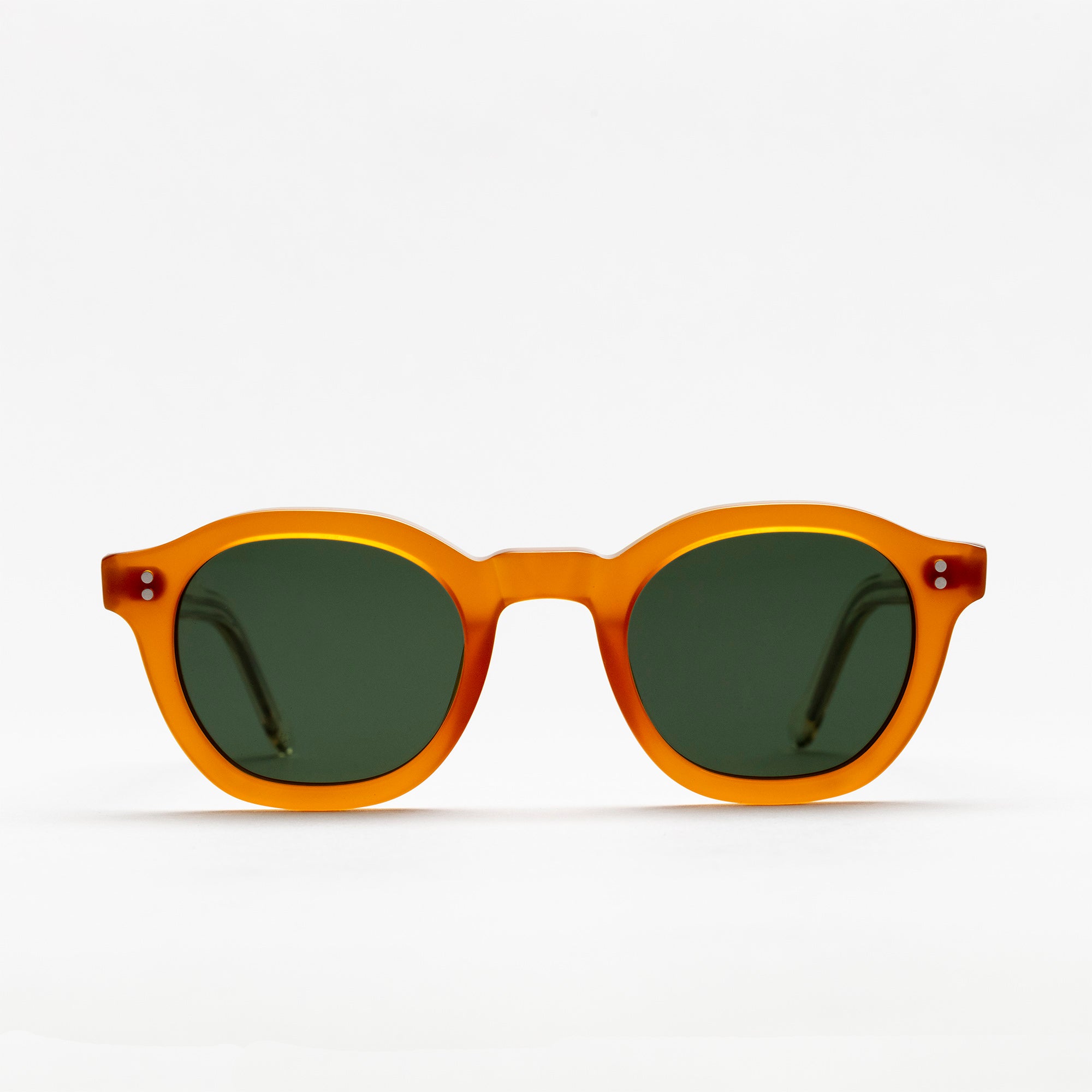 The Dean Paradox N5 Sunglasses, Mazzucchelli 1849 acetate frame, round shape, Paradox N5 pattern.