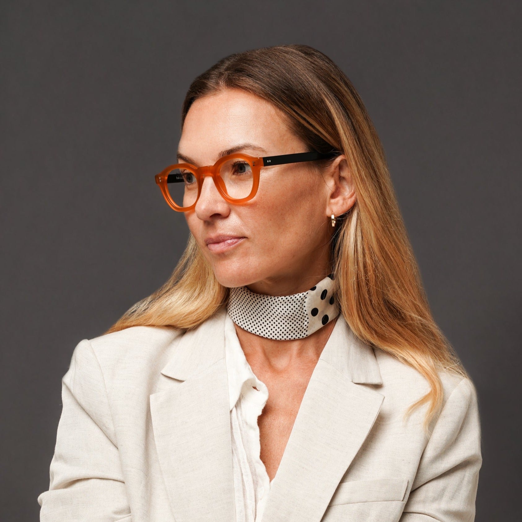 The Dean Paradox N5 — eyeglasses, Mazzucchelli 1849 acetate frame, round shape, Paradox N5 pattern.