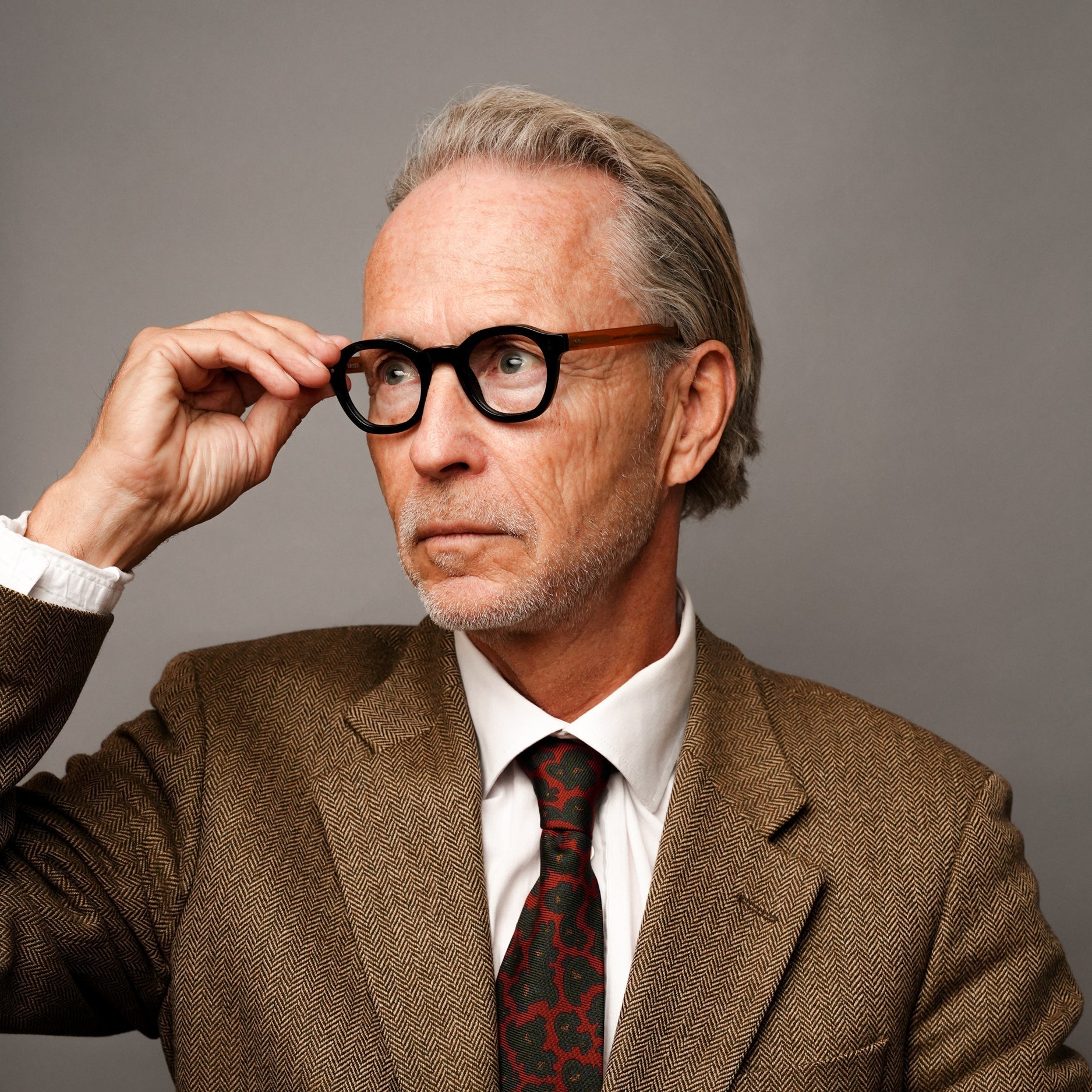 The Dean Paradox N6 — eyeglasses, Mazzucchelli 1849 acetate frame, round shape, Paradox N6 pattern.