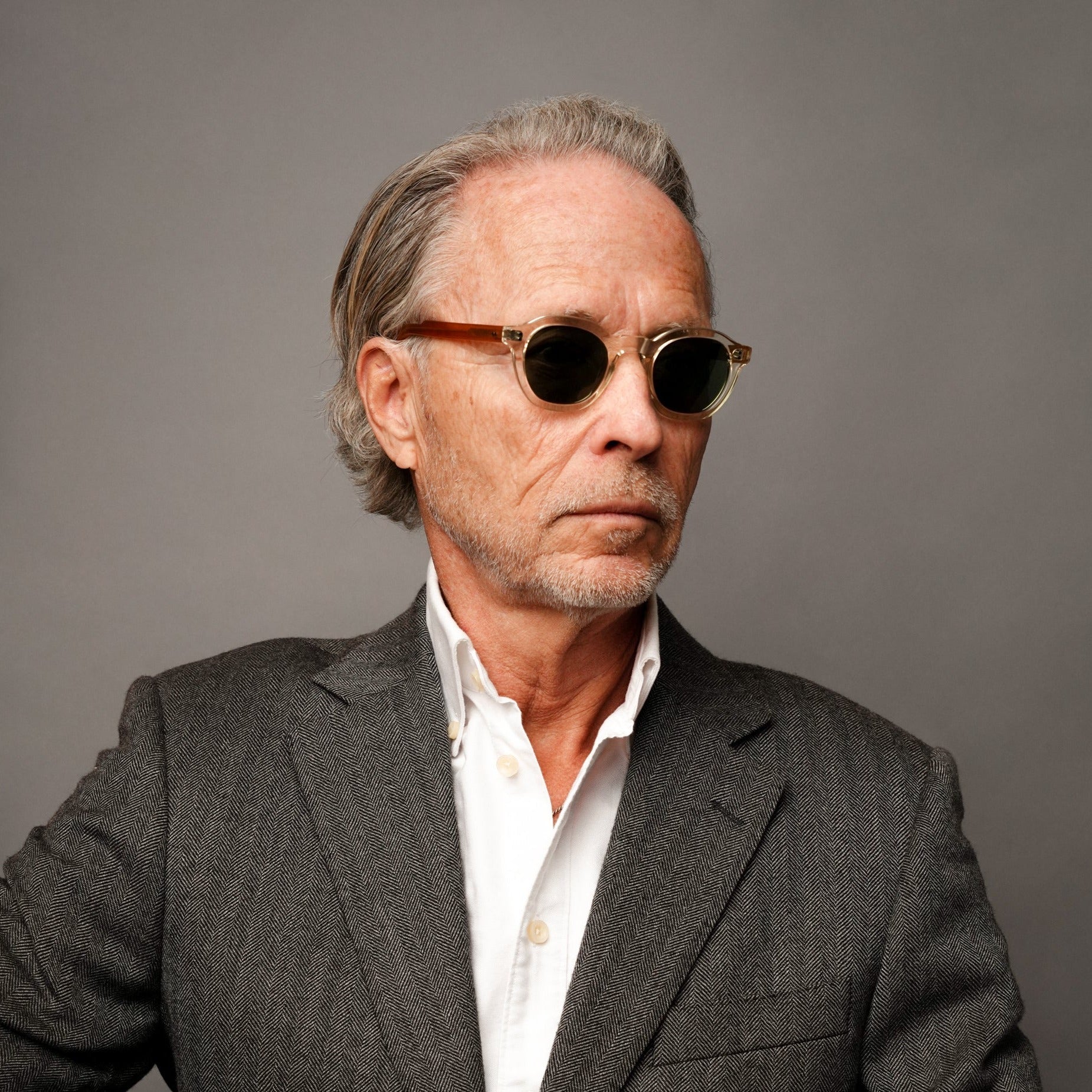 The Dean Paradox N7 Sunglasses, Mazzucchelli 1849 acetate frame, round shape, Paradox N7 pattern.