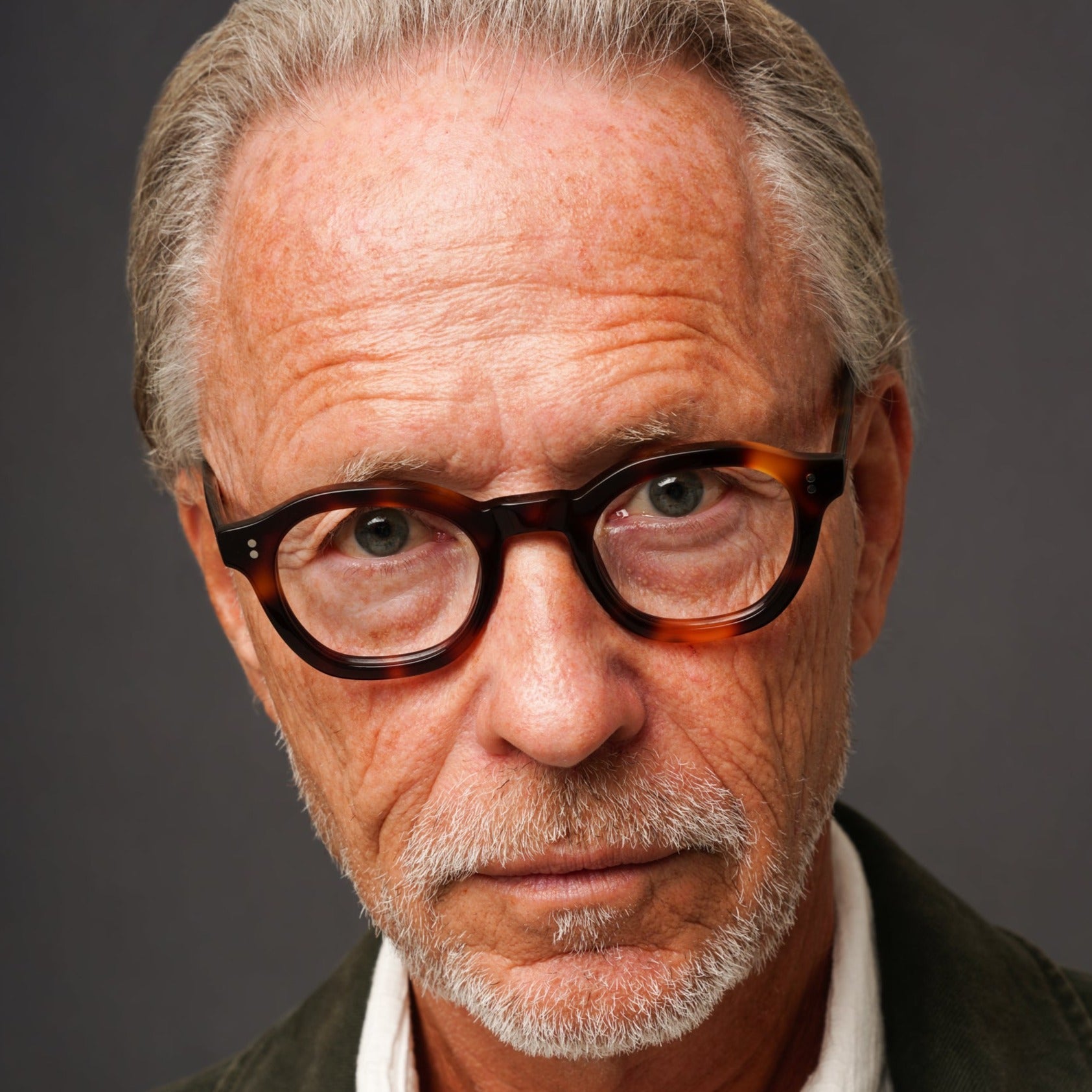 The Dean Paradox N1 — eyeglasses, Mazzucchelli 1849 acetate frame, round shape, Paradox N1 pattern.