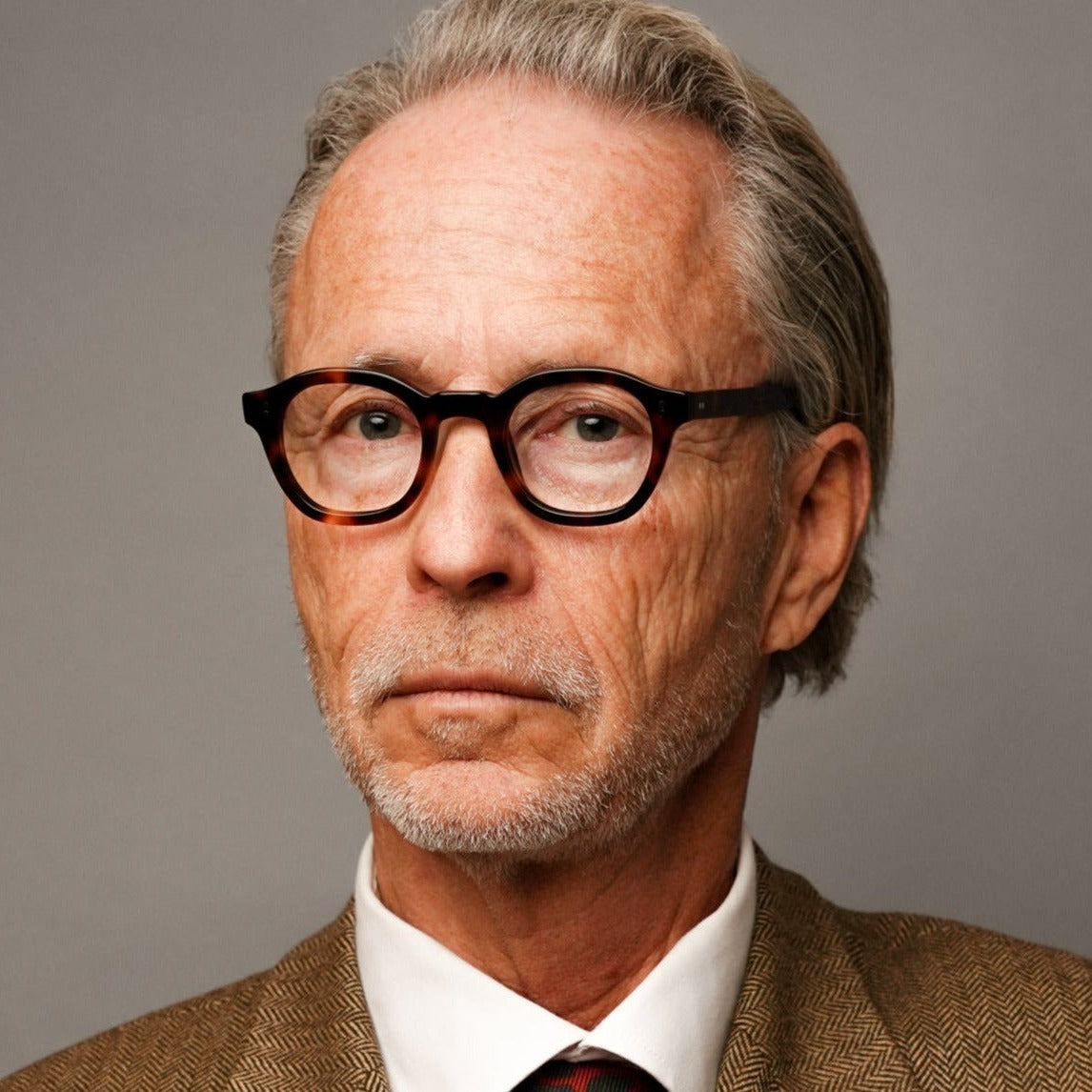 The Dean Paradox N1 — eyeglasses, Mazzucchelli 1849 acetate frame, round shape, Paradox N1 pattern.