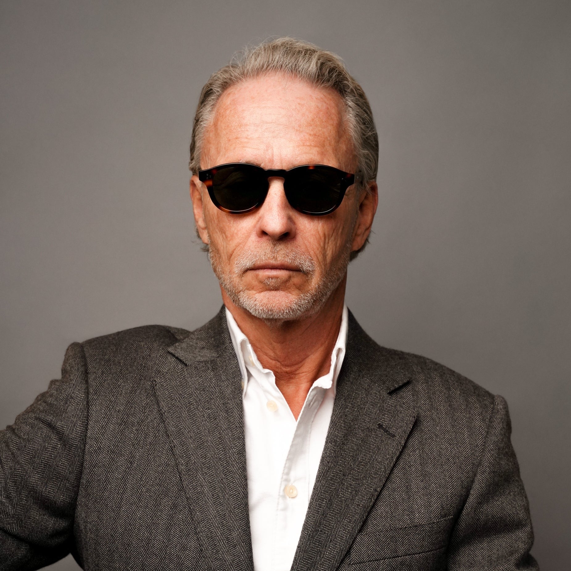 The Evans Tortoise Sunglasses, Mazzucchelli 1849 acetate frame, round shape, in tortoise.